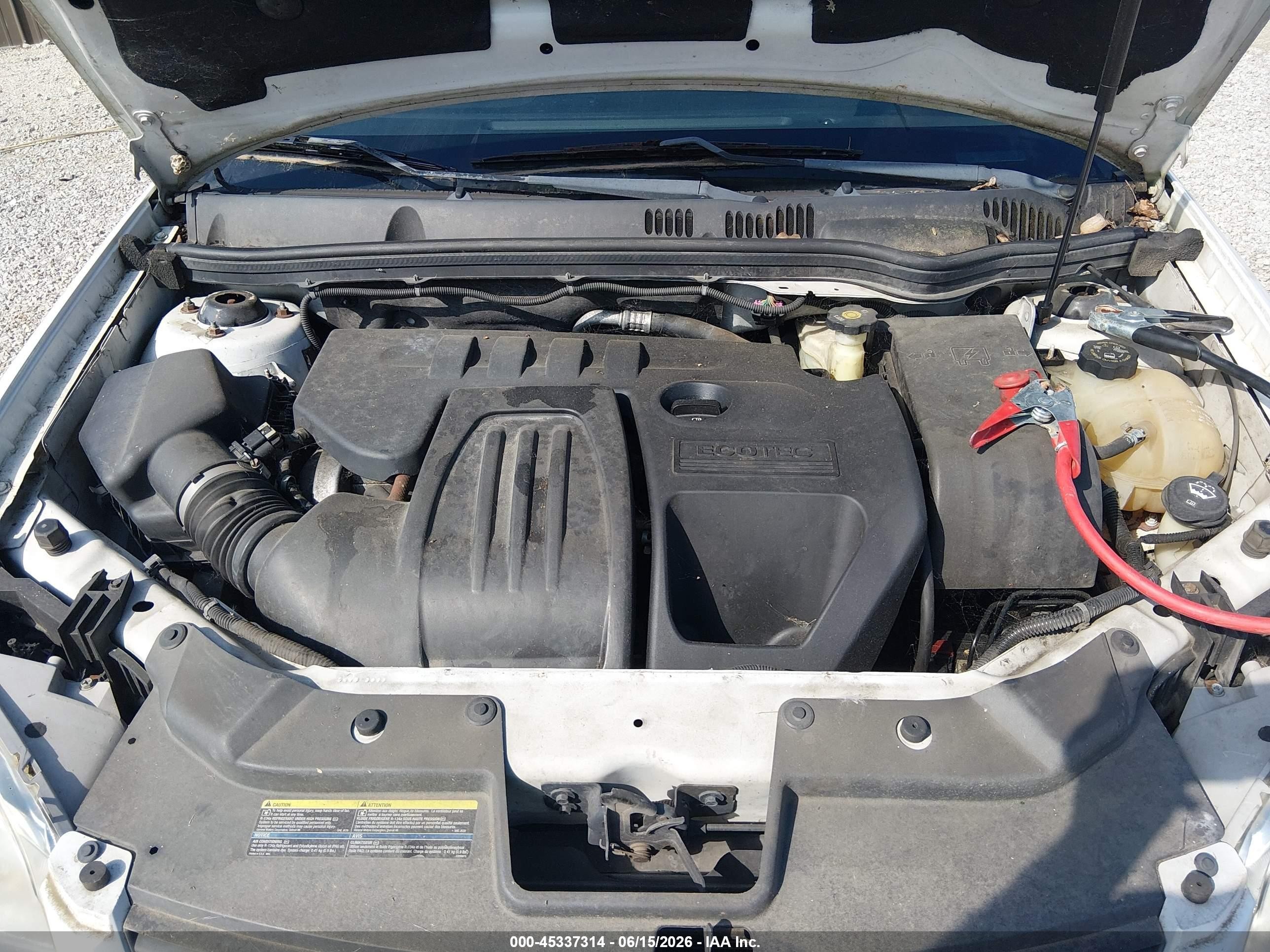 2009 Chevrolet Cobalt Lt White vin: 1G1AT18H897261479