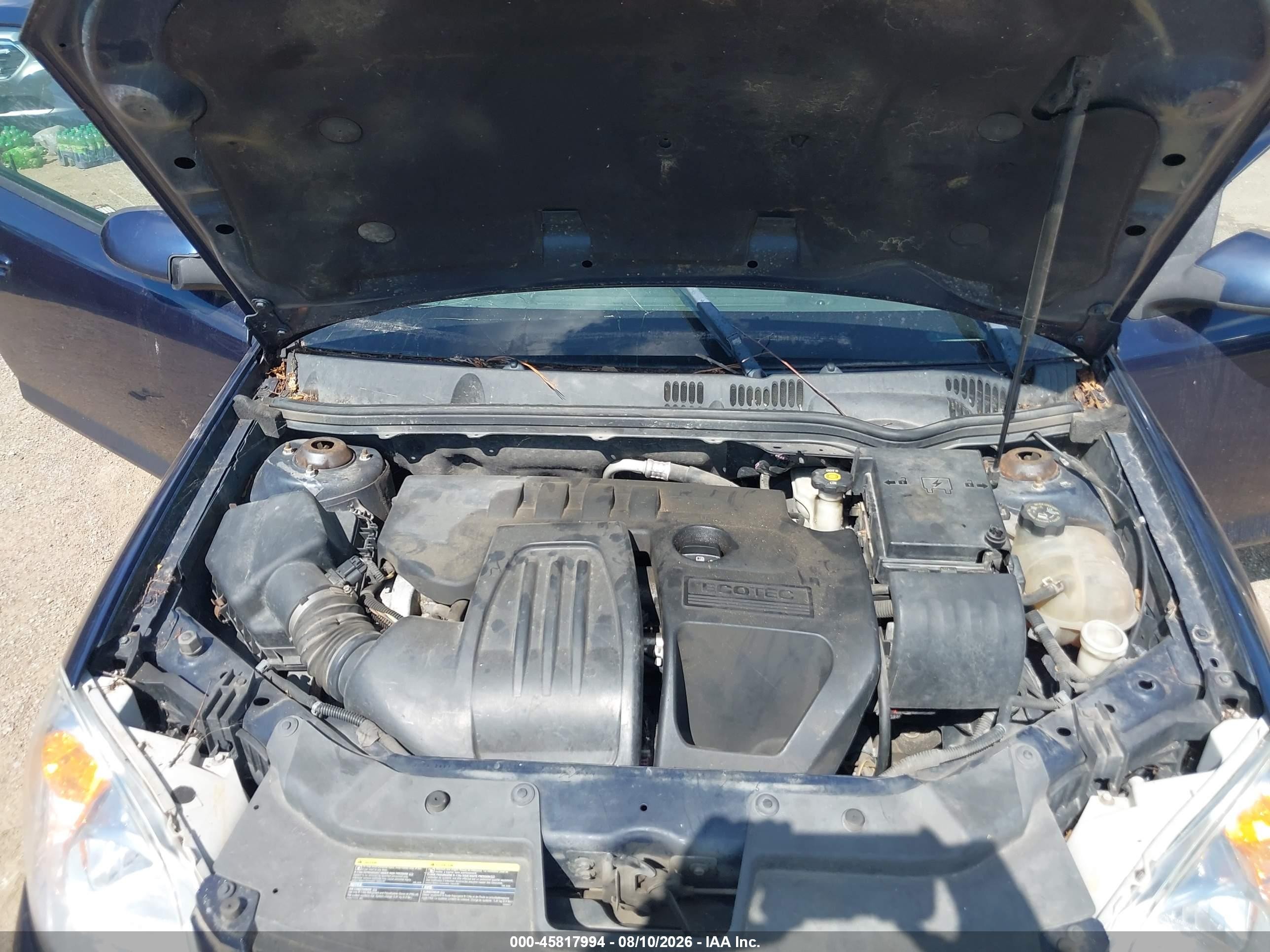 2009 Chevrolet Cobalt Lt Синий vin: 1G1AT18H997131128
