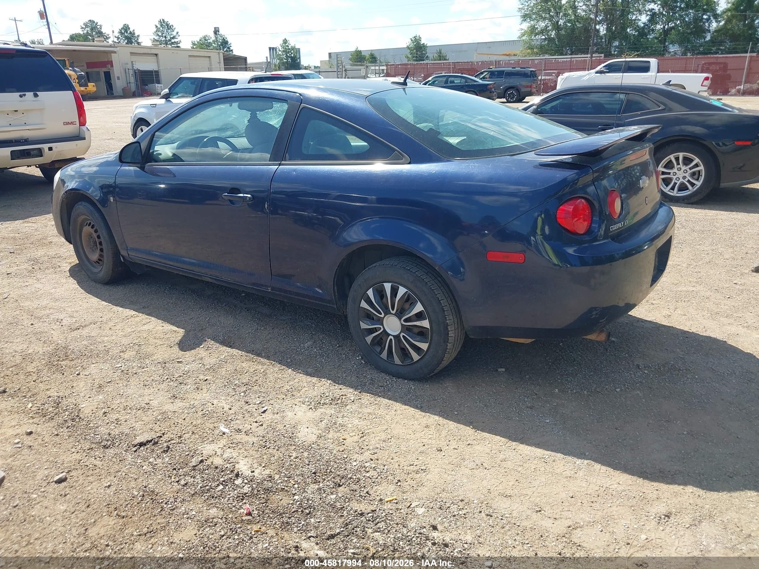 2009 Chevrolet Cobalt Lt Синий vin: 1G1AT18H997131128