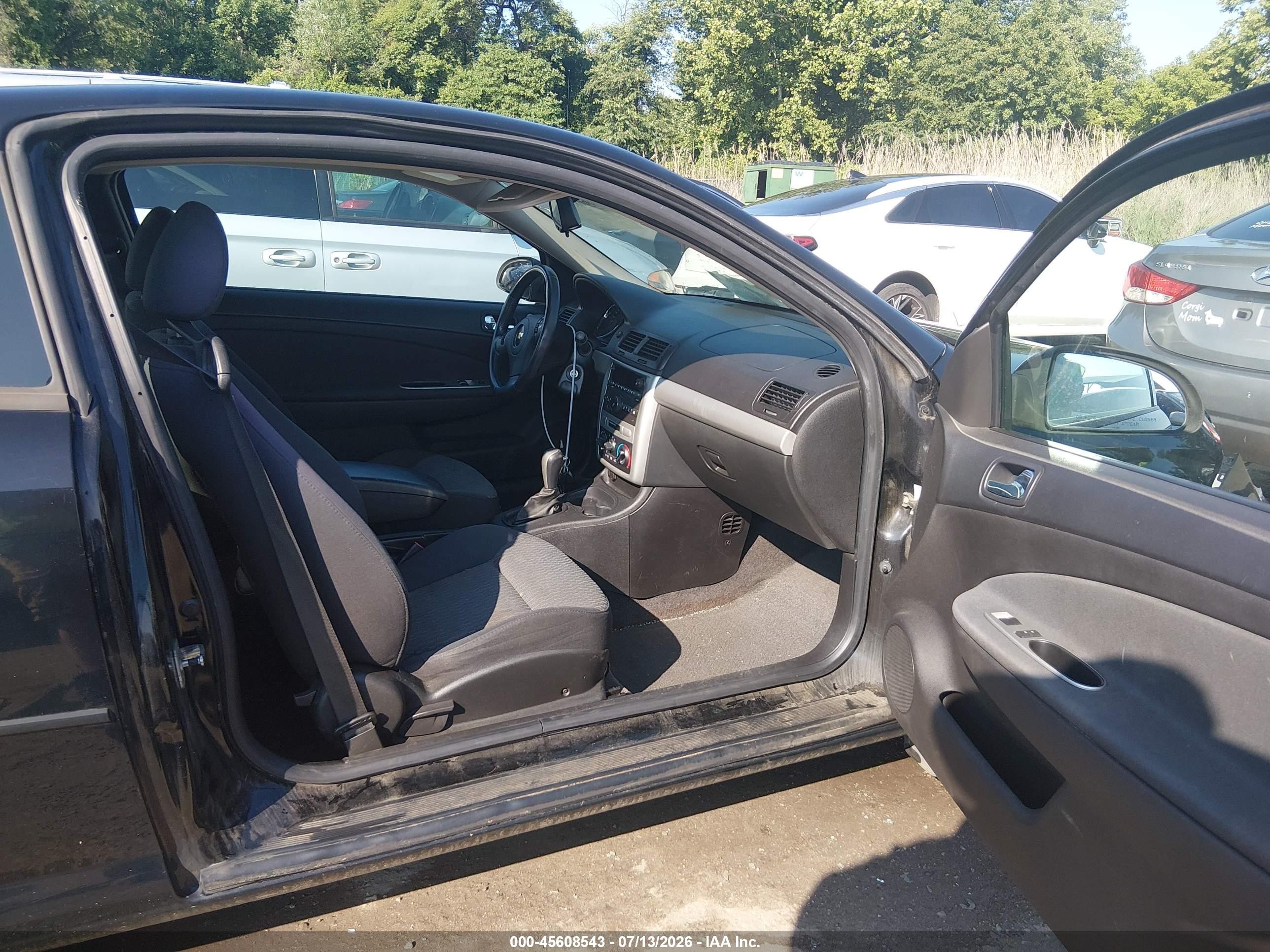 2009 Chevrolet Cobalt Lt Black vin: 1G1AT18H997280879