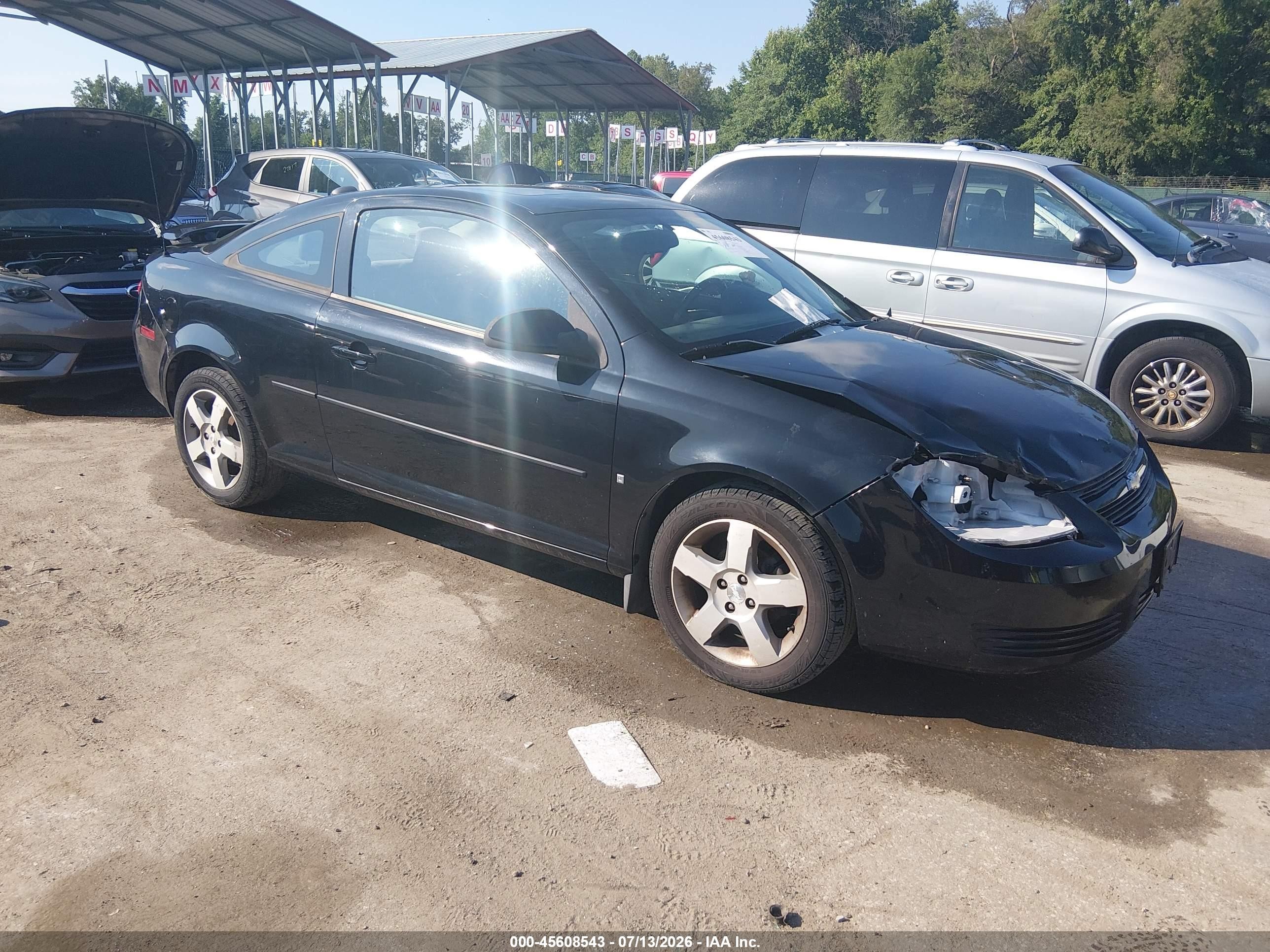 2009 Chevrolet Cobalt Lt Black vin: 1G1AT18H997280879
