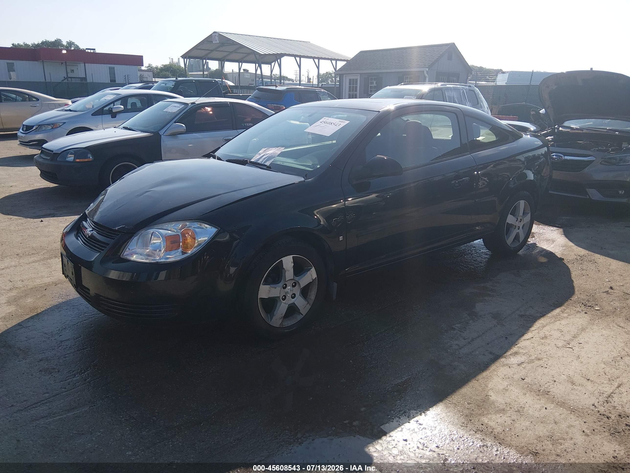 2009 Chevrolet Cobalt Lt Black vin: 1G1AT18H997280879