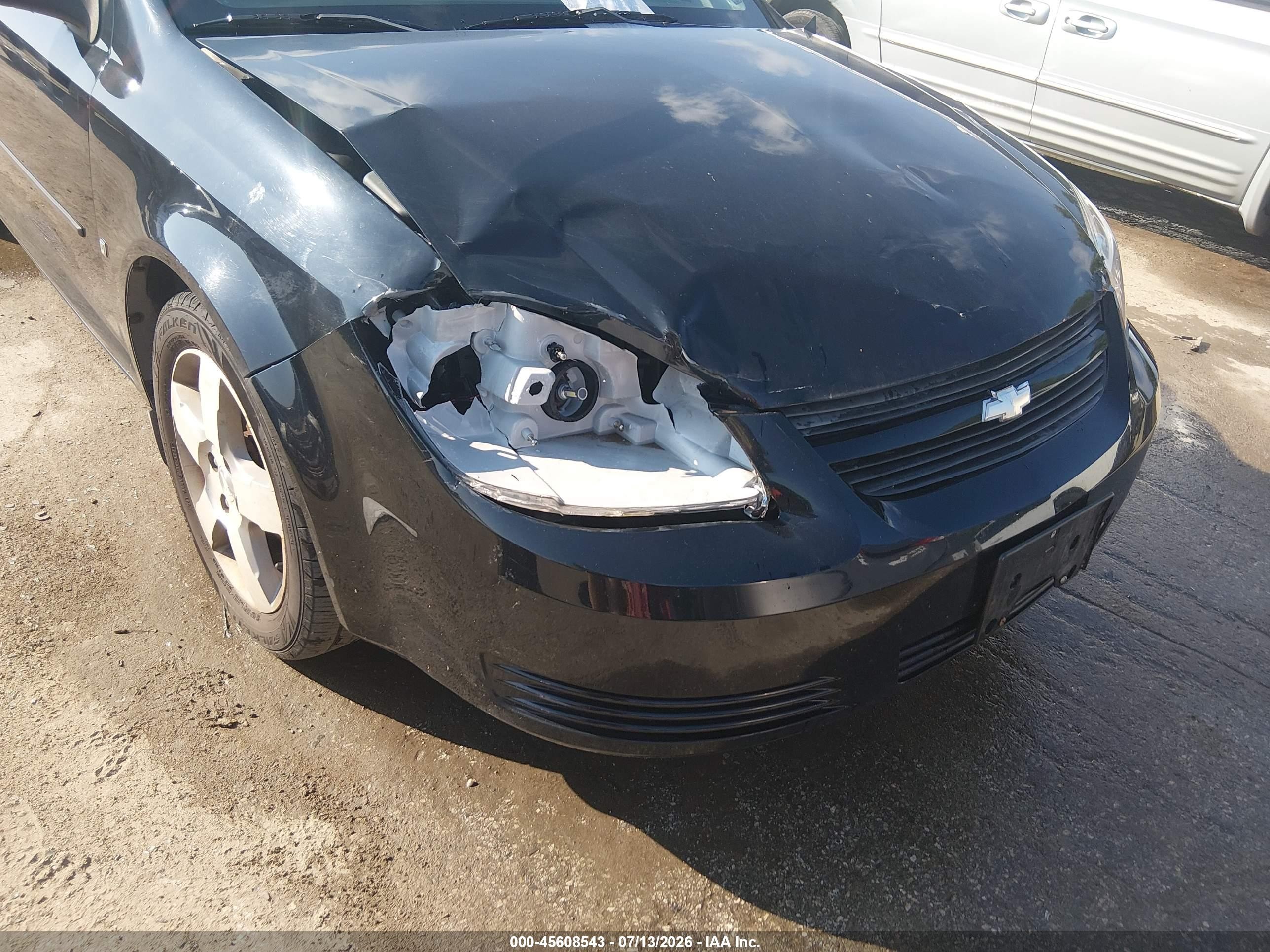 2009 Chevrolet Cobalt Lt Black vin: 1G1AT18H997280879