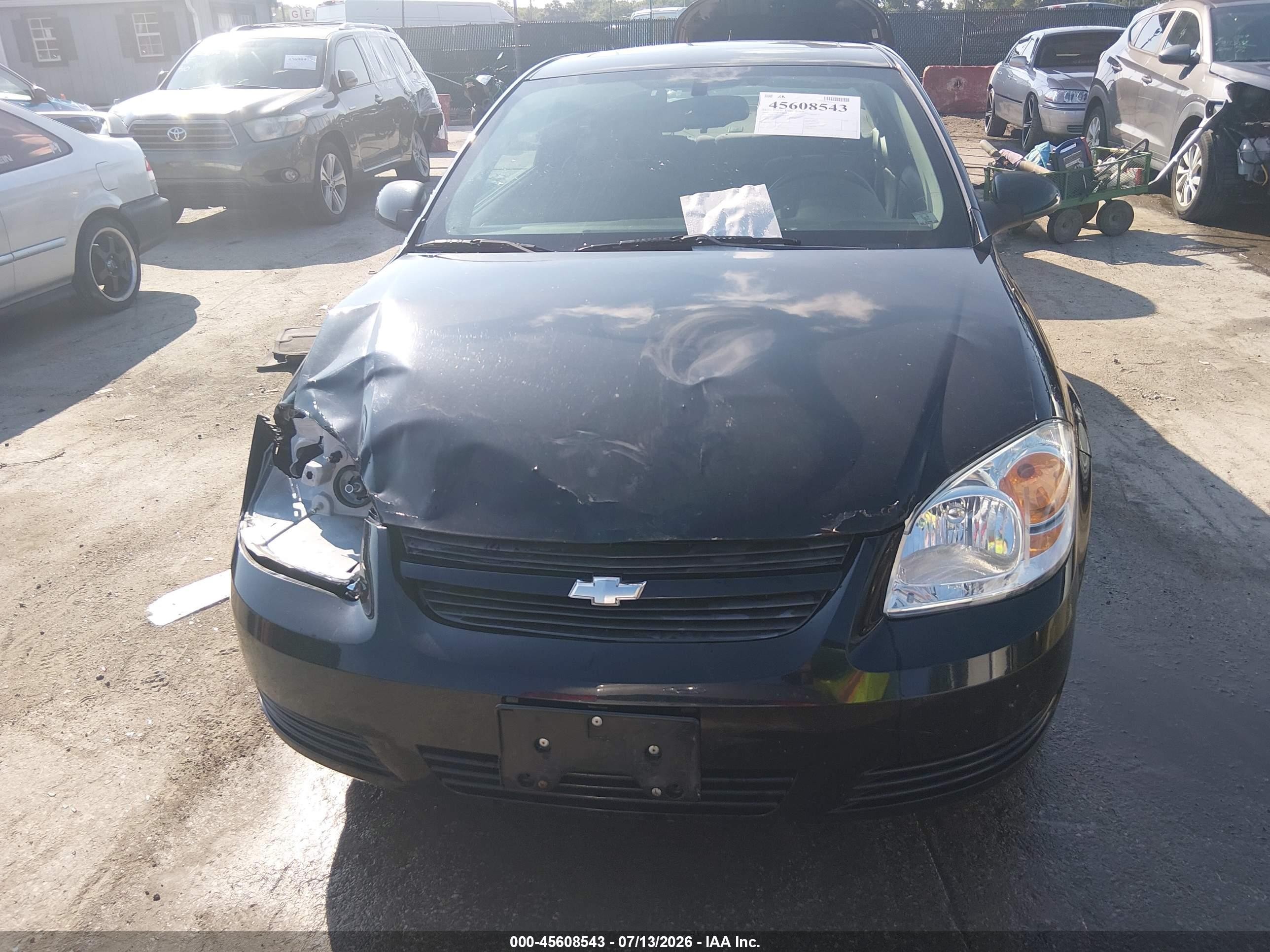 2009 Chevrolet Cobalt Lt Black vin: 1G1AT18H997280879