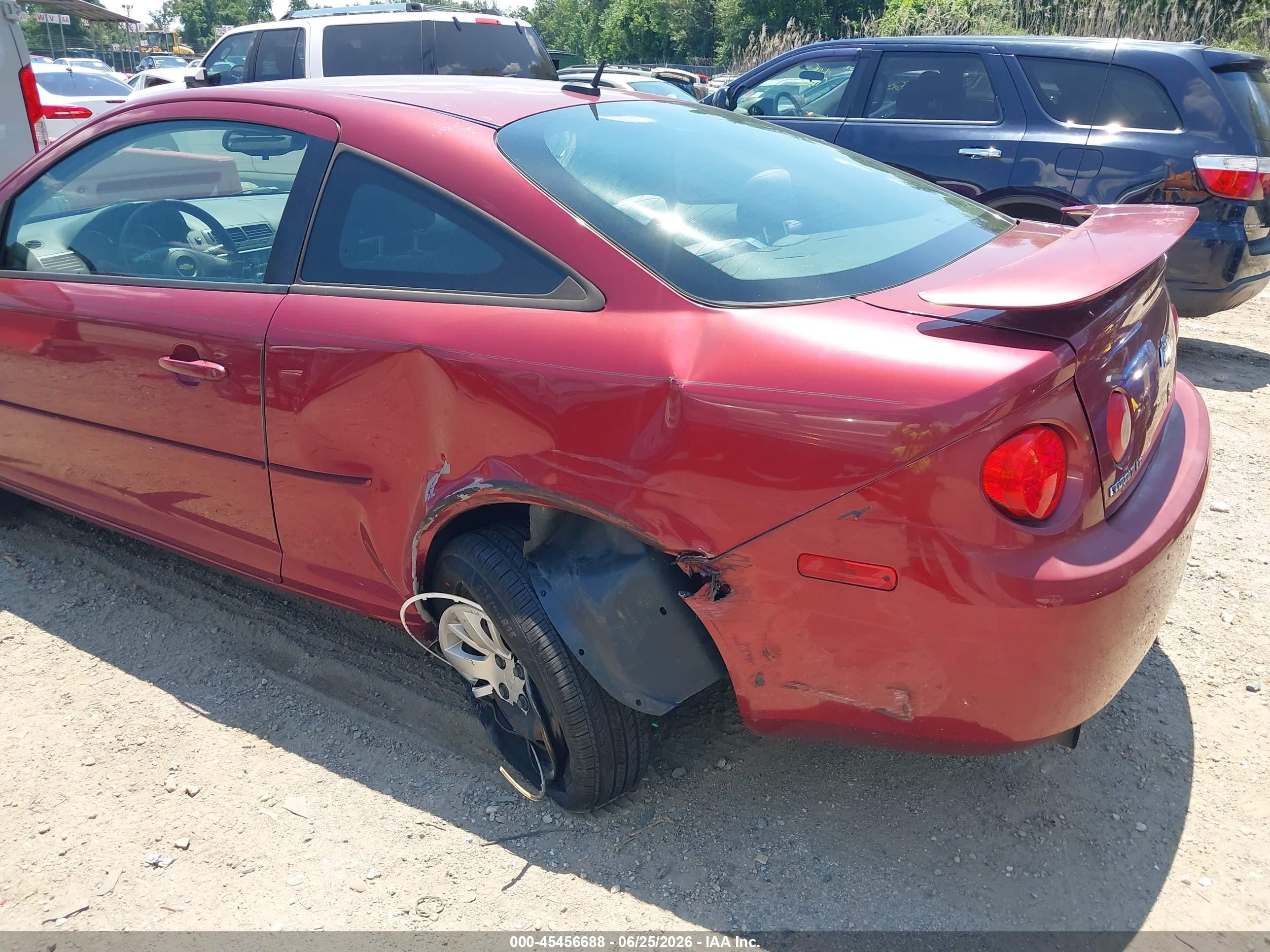 2009 Chevrolet Cobalt Lt Темно-бордовый vin: 1G1AT18HX97195209