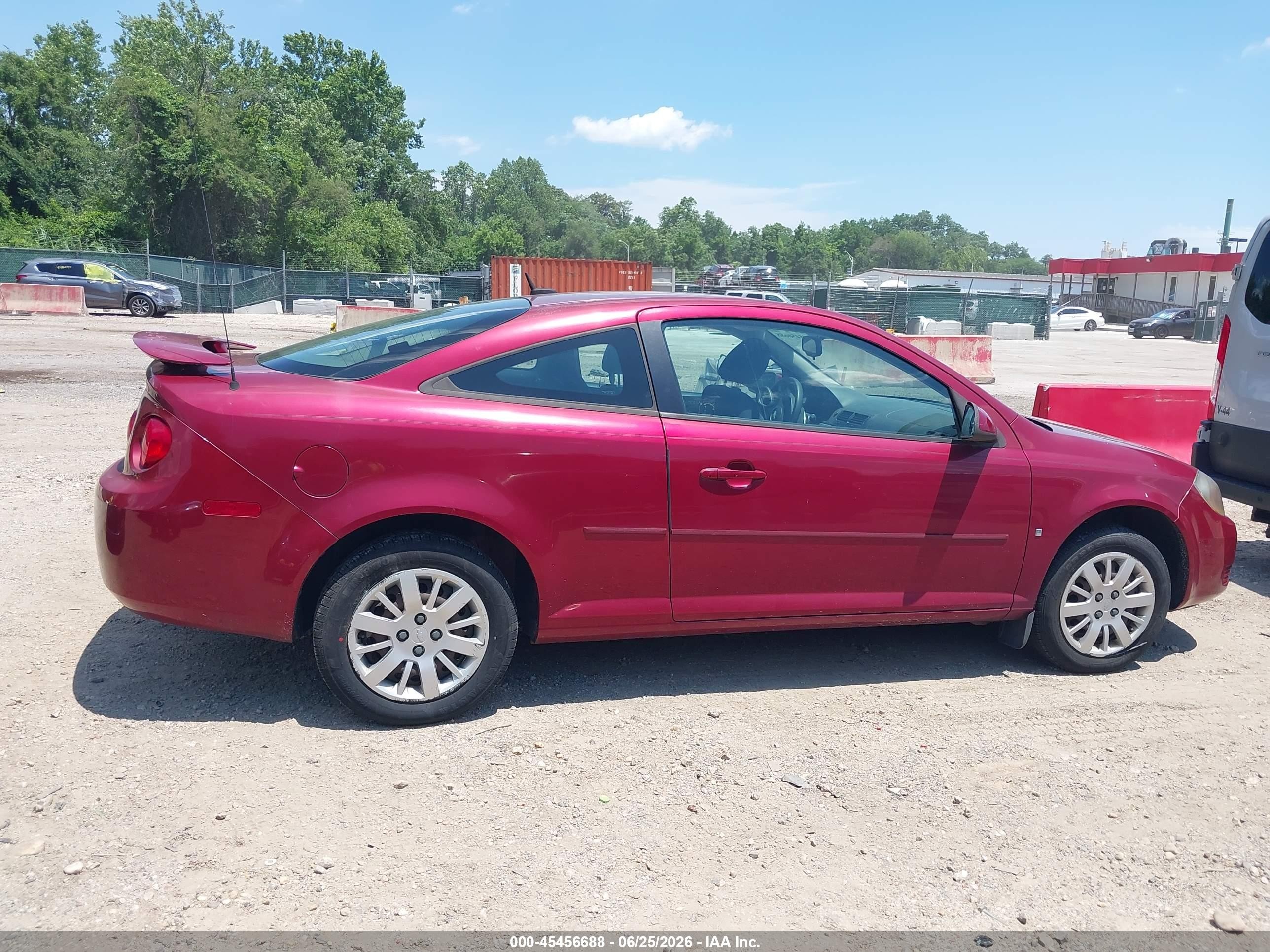 2009 Chevrolet Cobalt Lt Темно-бордовый vin: 1G1AT18HX97195209