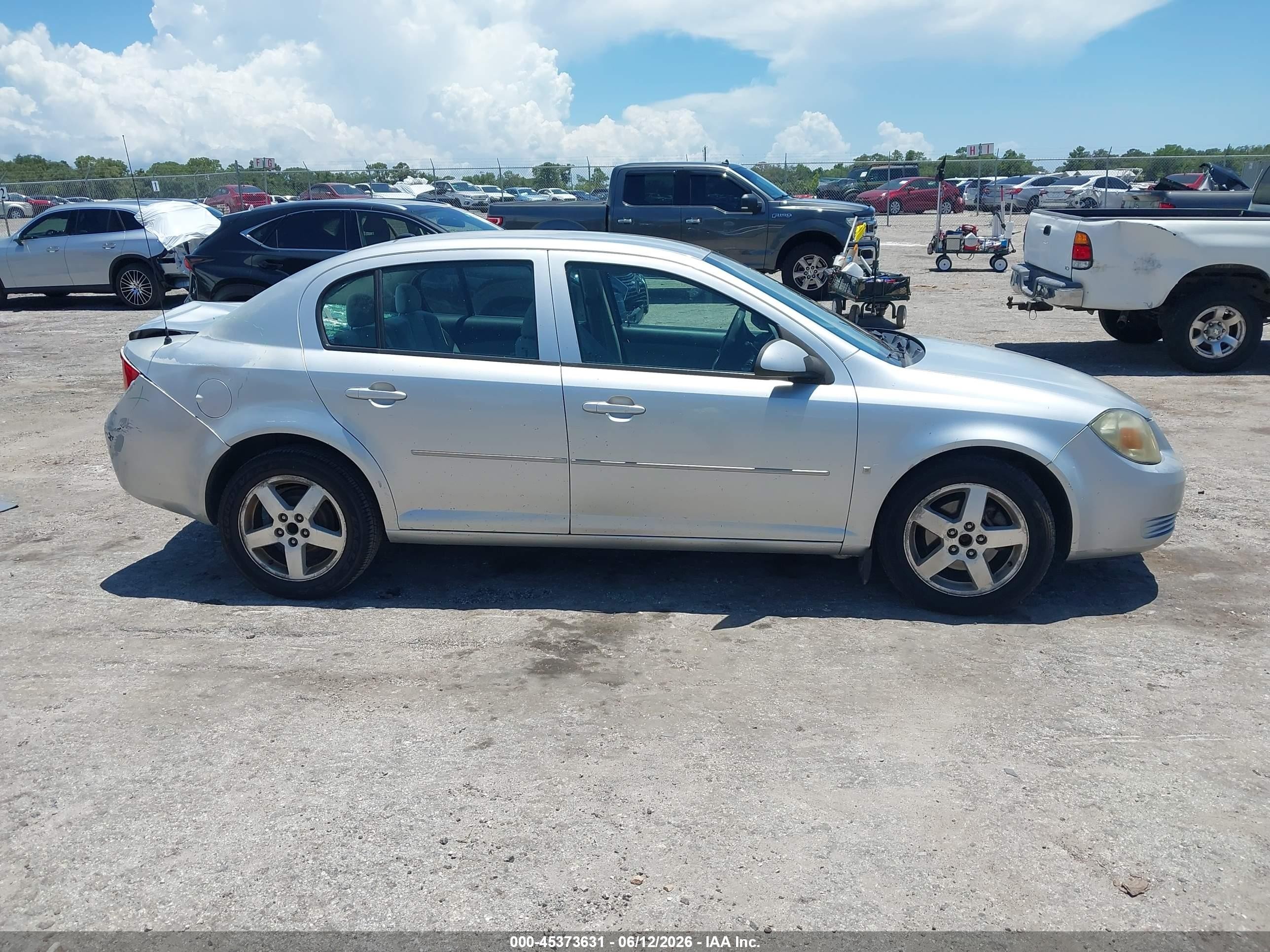 2009 Chevrolet Cobalt Lt Silver vin: 1G1AT58H097183142