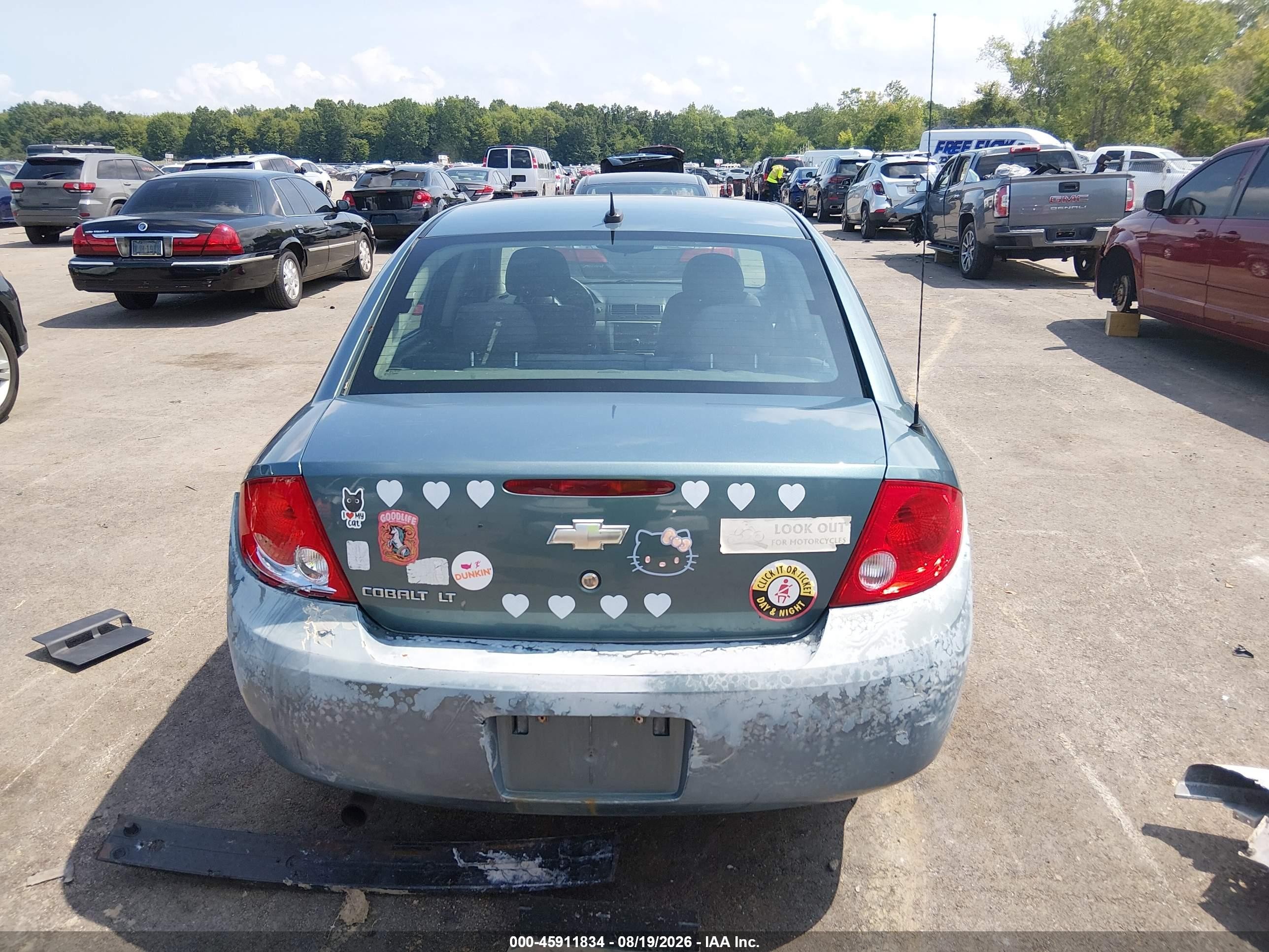 2009 Chevrolet Cobalt Lt Blue vin: 1G1AT58H097211103