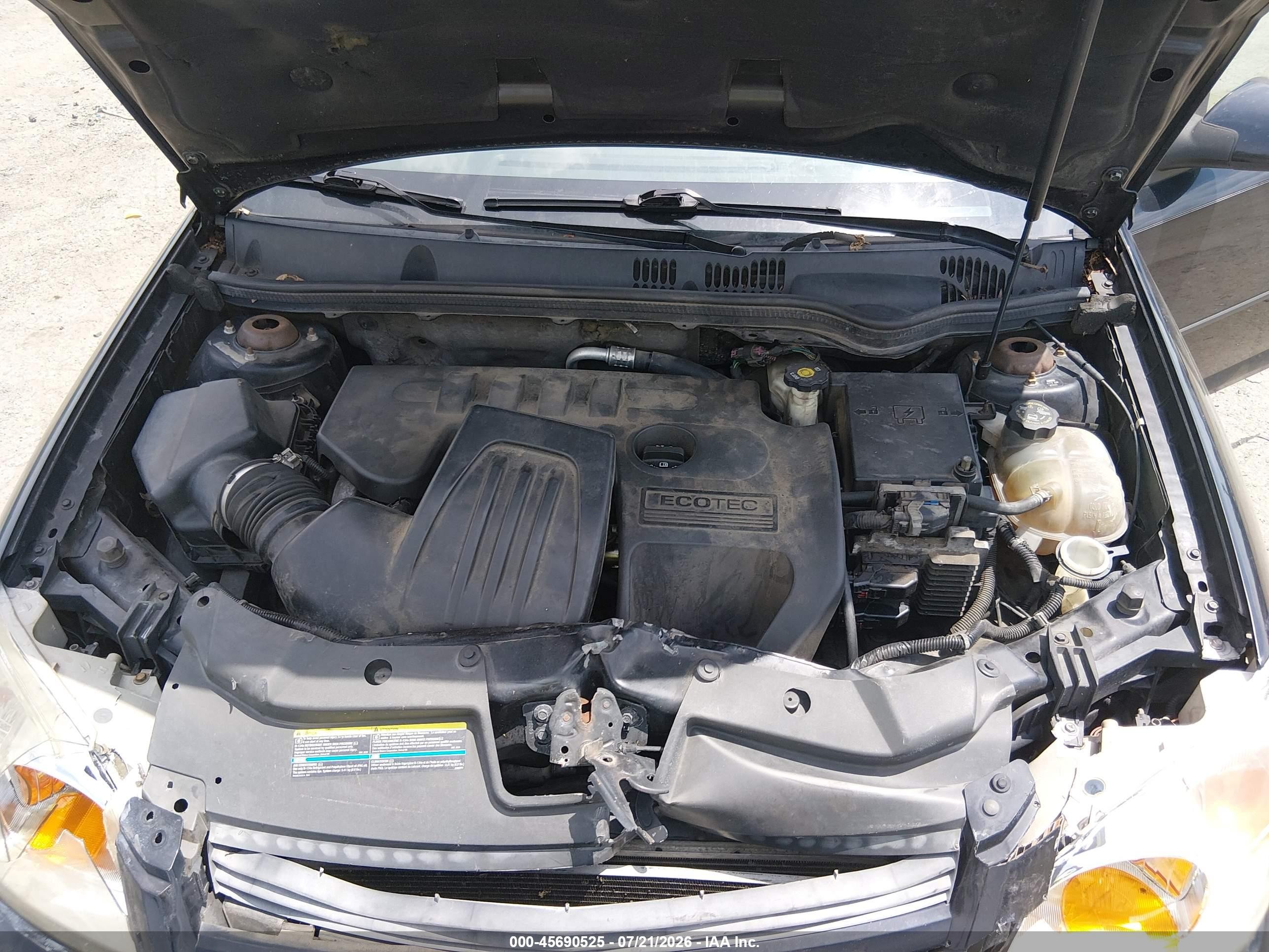 2009 Chevrolet Cobalt Lt Black vin: 1G1AT58H097235689