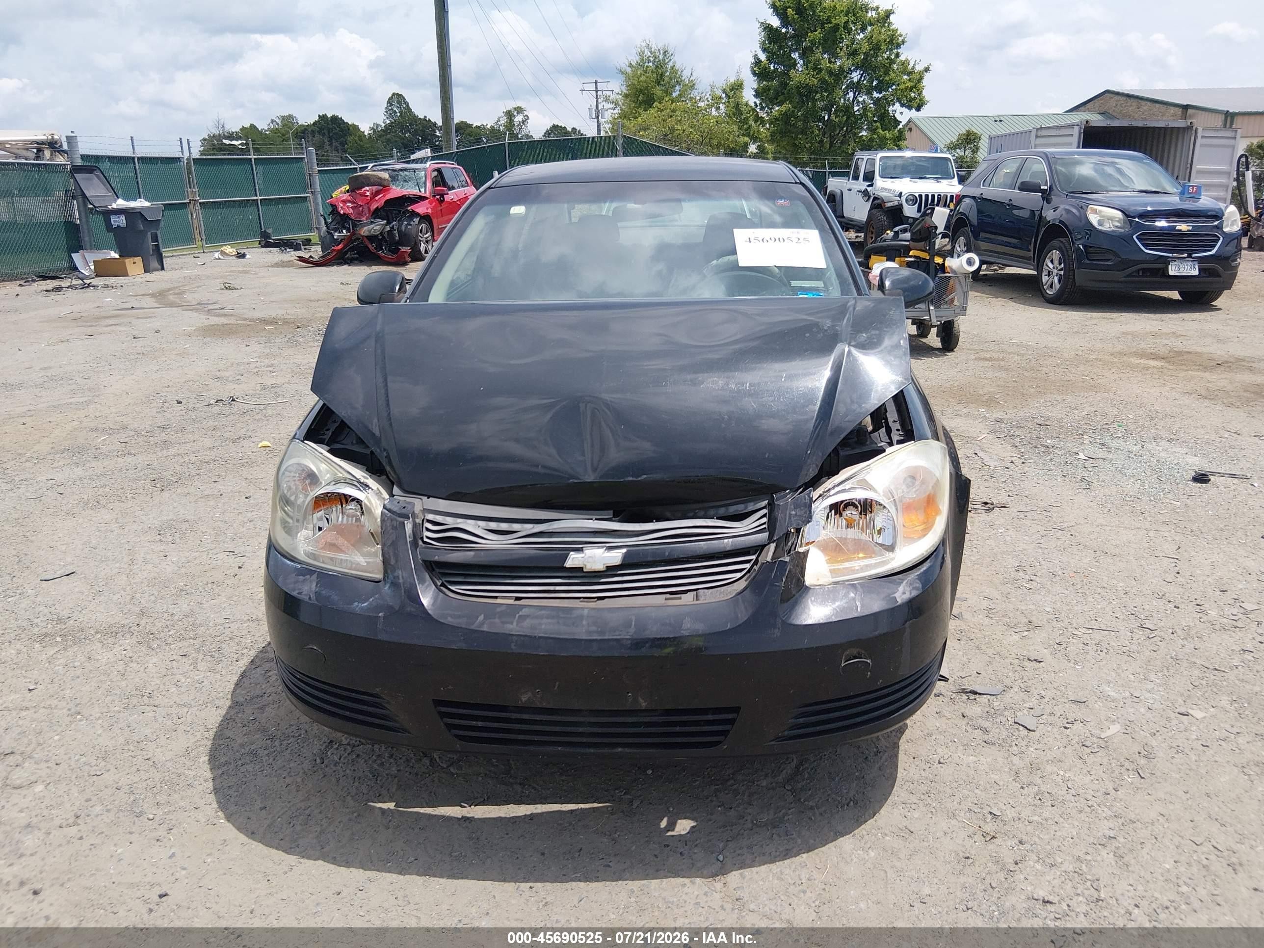 2009 Chevrolet Cobalt Lt Black vin: 1G1AT58H097235689