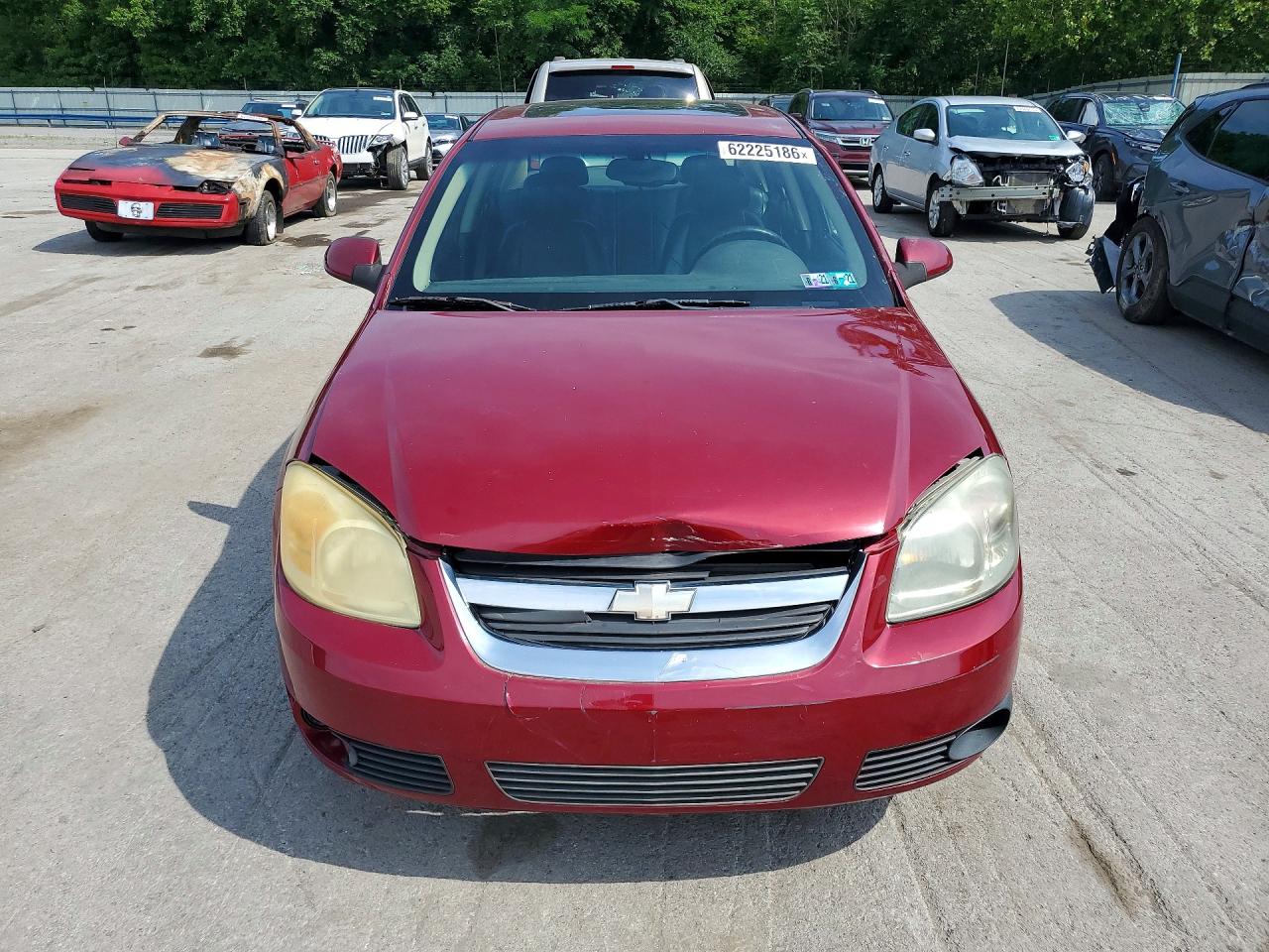 2009 Chevrolet Cobalt Lt Burgundy vin: 1G1AT58H097248278