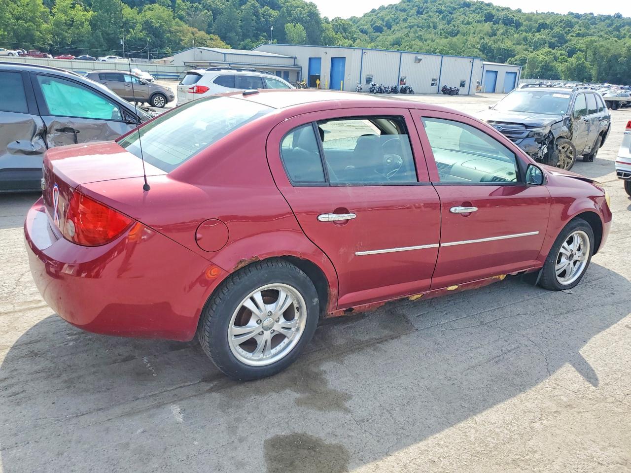 2009 Chevrolet Cobalt Lt Burgundy vin: 1G1AT58H097248278