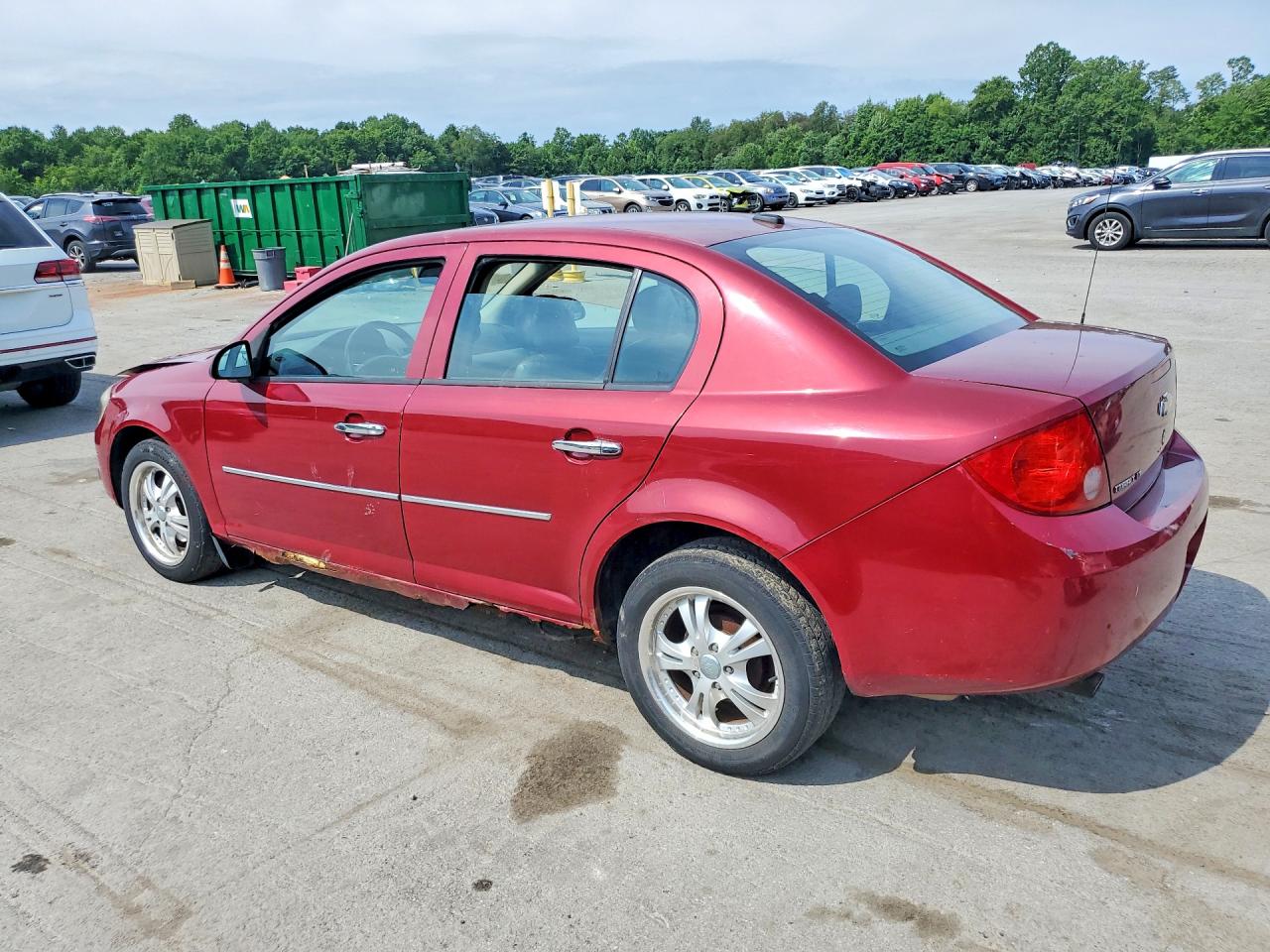 2009 Chevrolet Cobalt Lt Burgundy vin: 1G1AT58H097248278