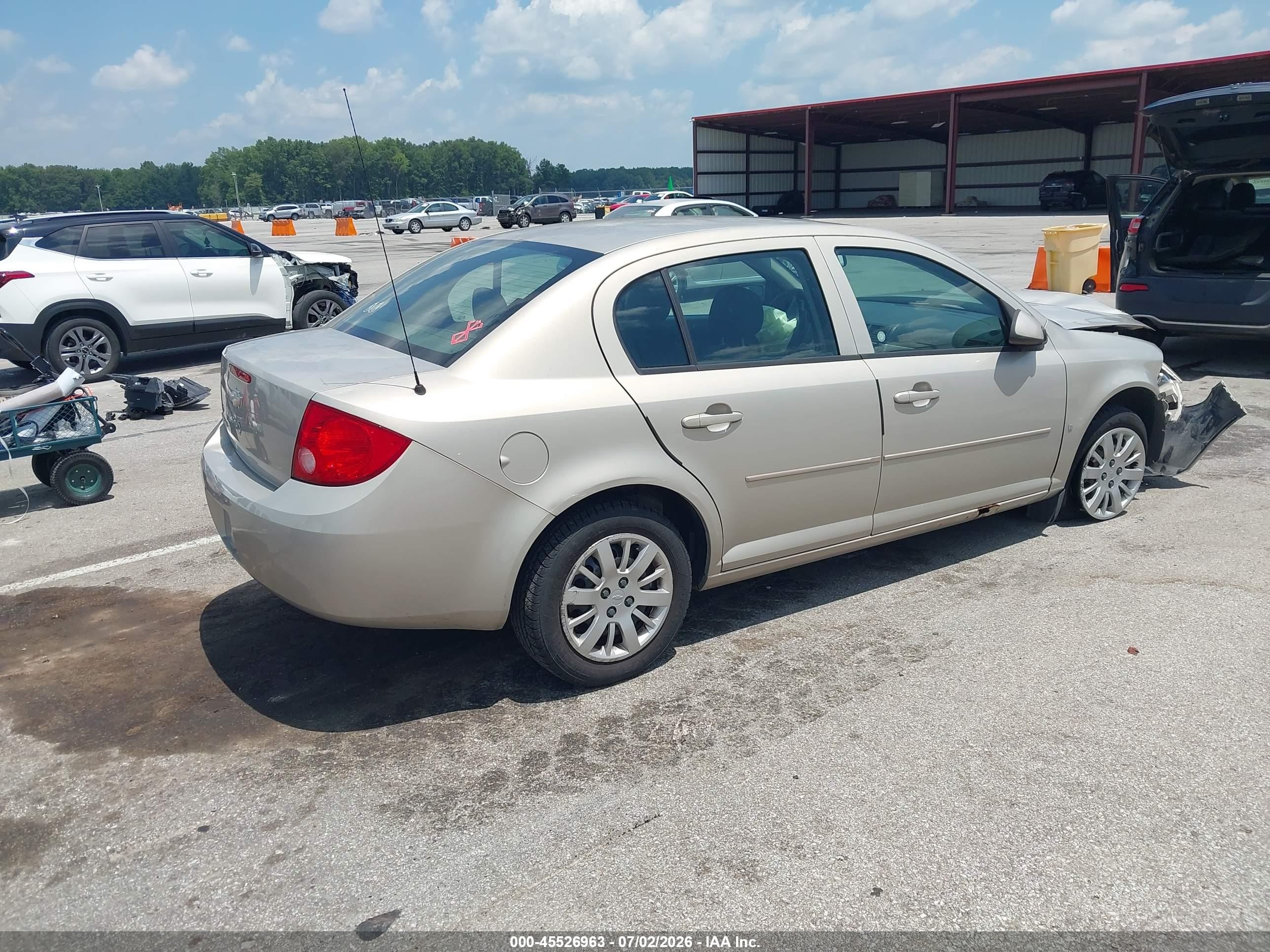 2009 Chevrolet Cobalt Lt Tan vin: 1G1AT58H097273844