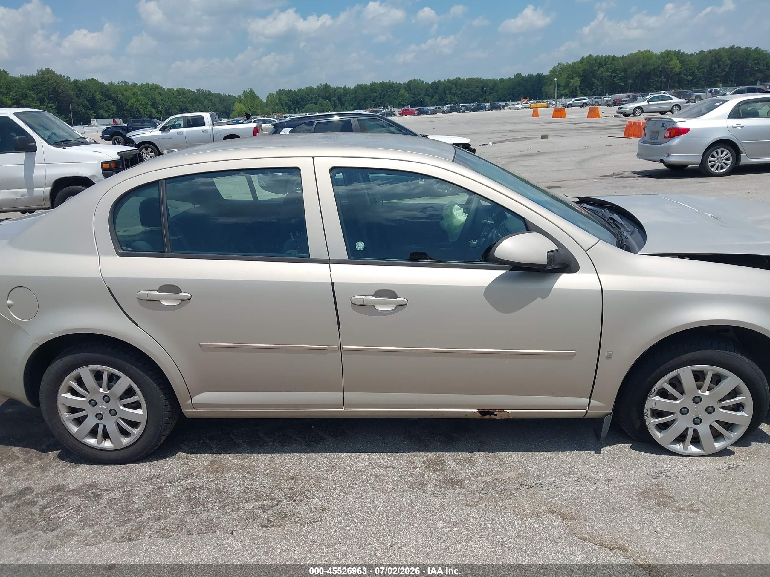 2009 Chevrolet Cobalt Lt Tan vin: 1G1AT58H097273844