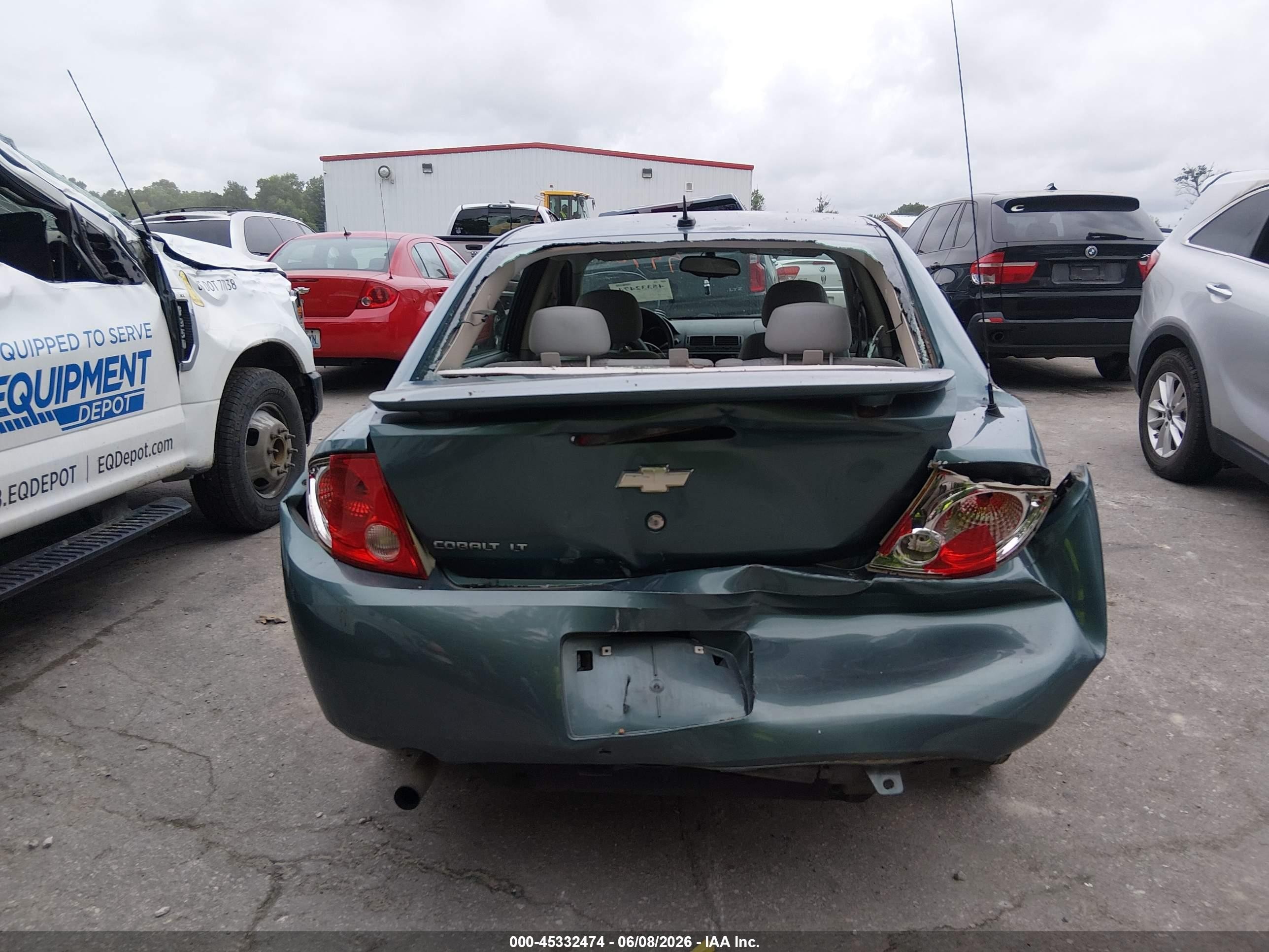 2009 Chevrolet Cobalt Lt Green vin: 1G1AT58H097297609