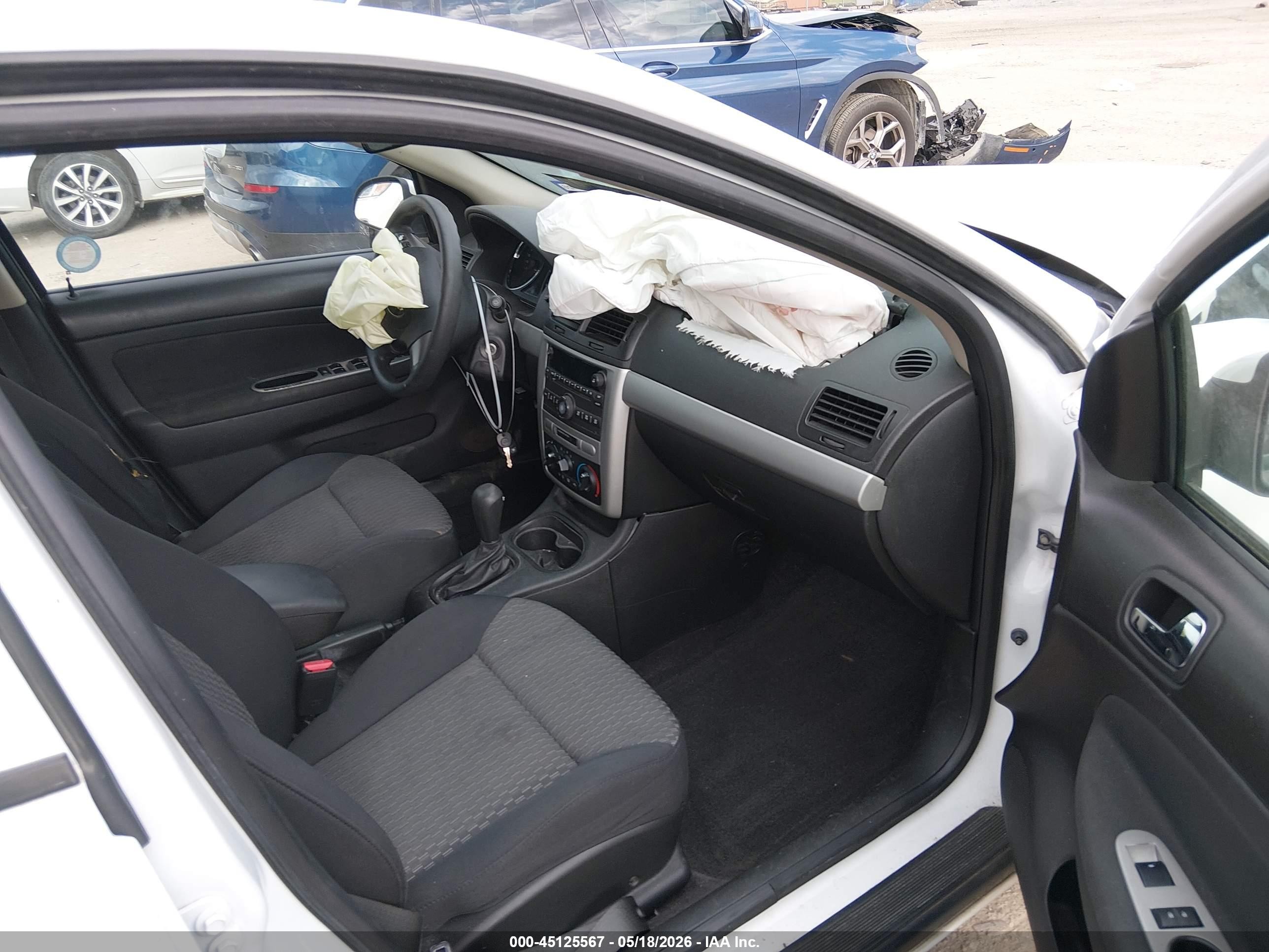 2009 Chevrolet Cobalt Lt White vin: 1G1AT58H197298414