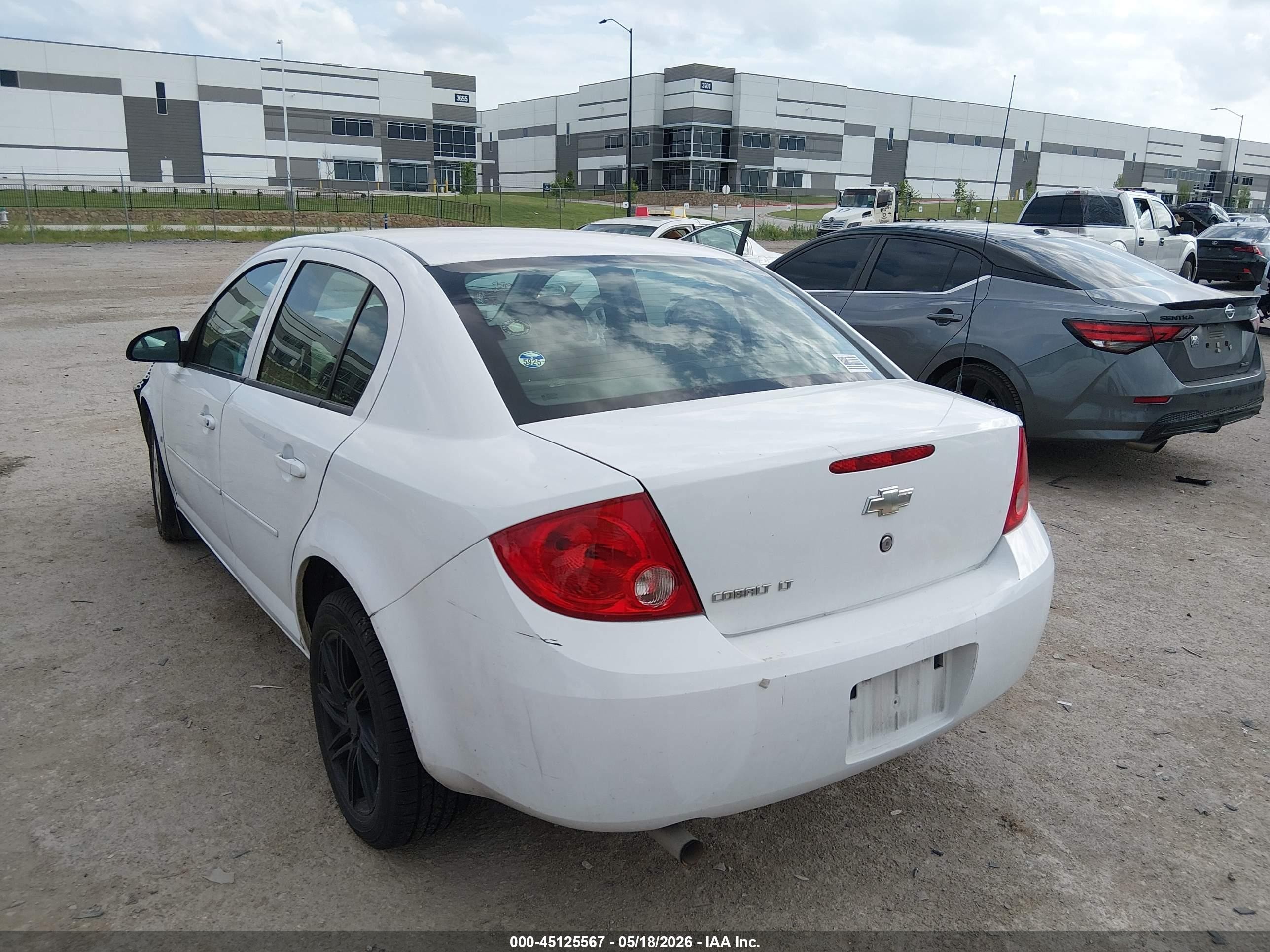 2009 Chevrolet Cobalt Lt White vin: 1G1AT58H197298414