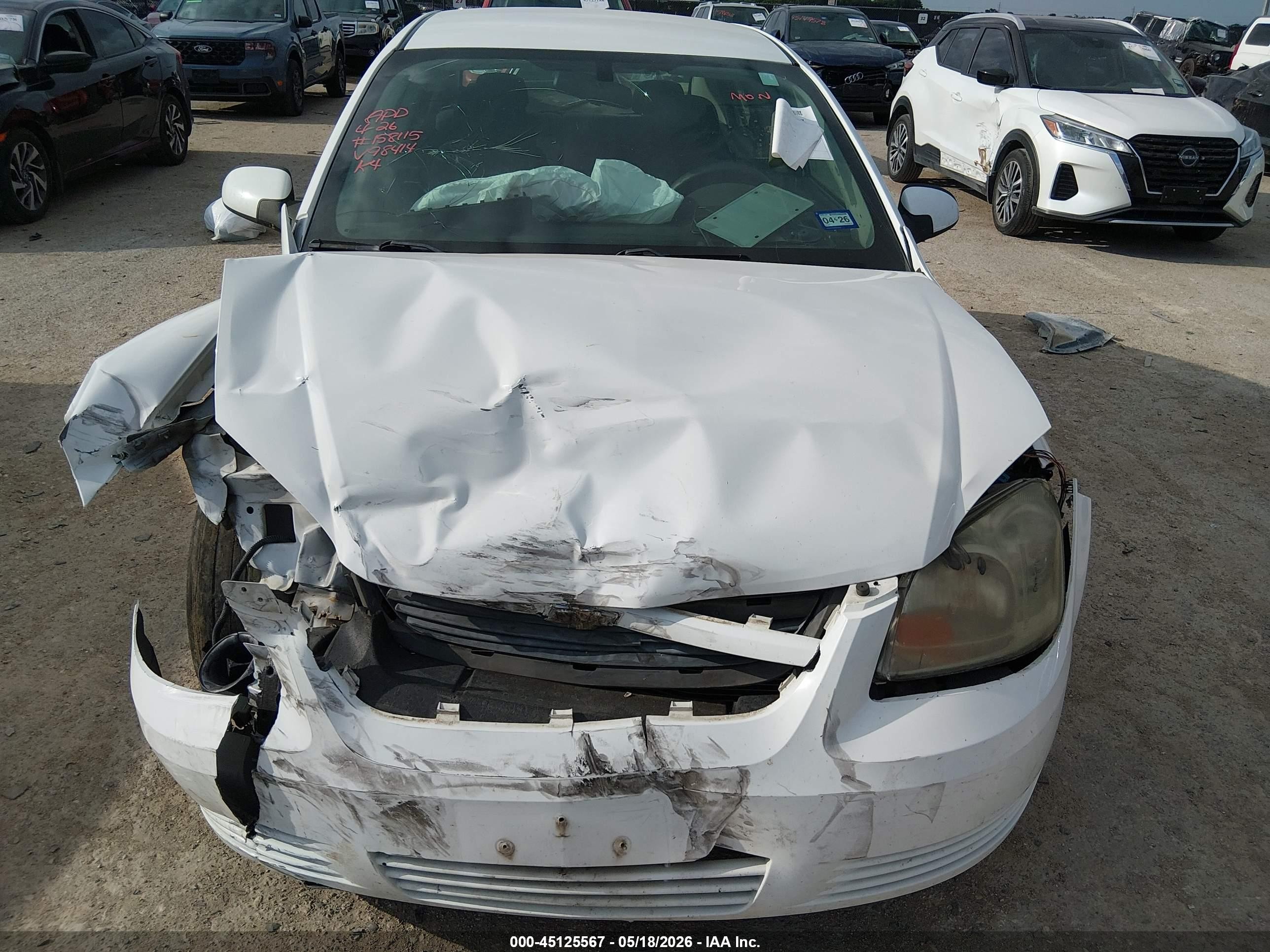 2009 Chevrolet Cobalt Lt White vin: 1G1AT58H197298414