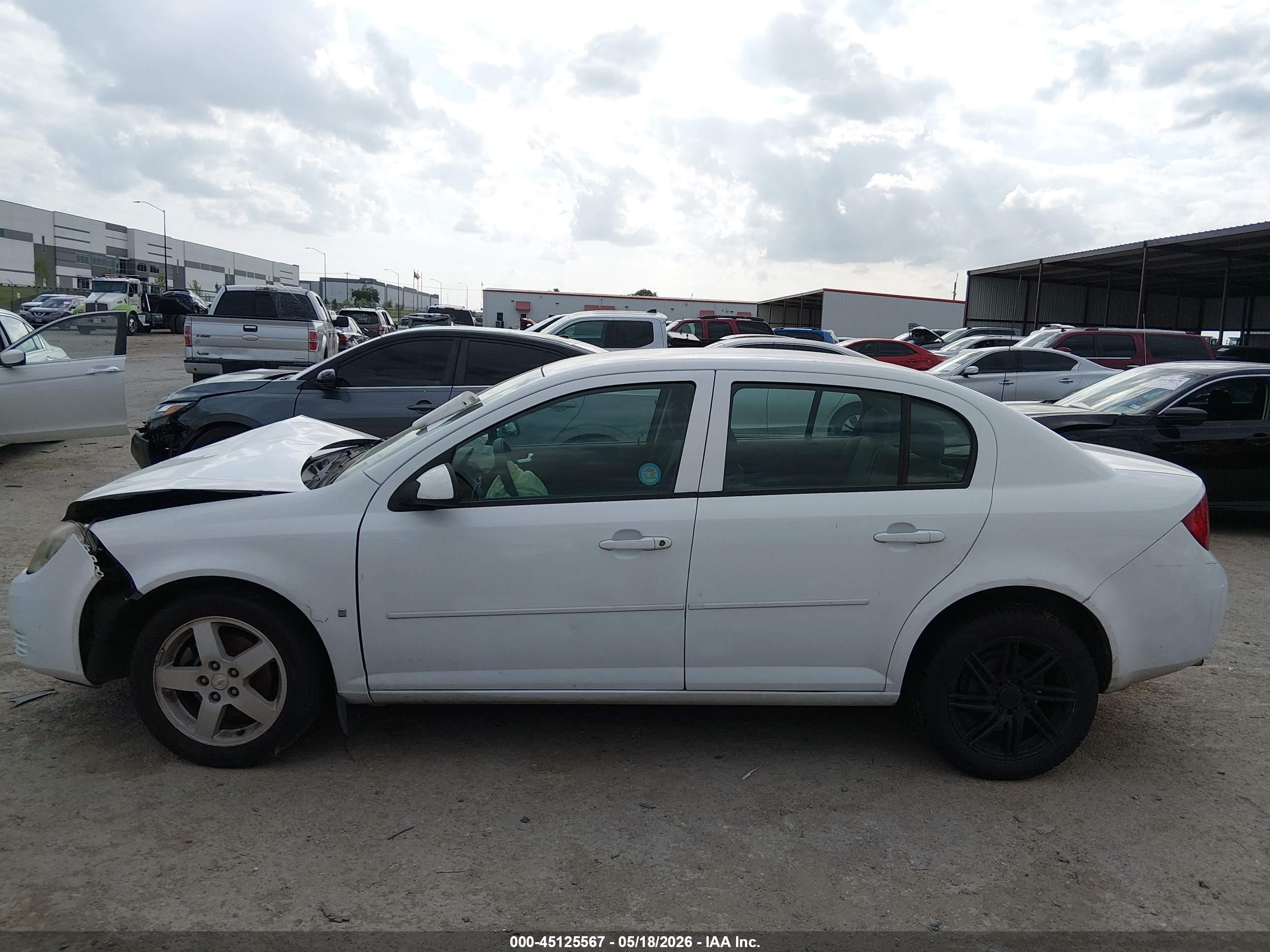 2009 Chevrolet Cobalt Lt White vin: 1G1AT58H197298414