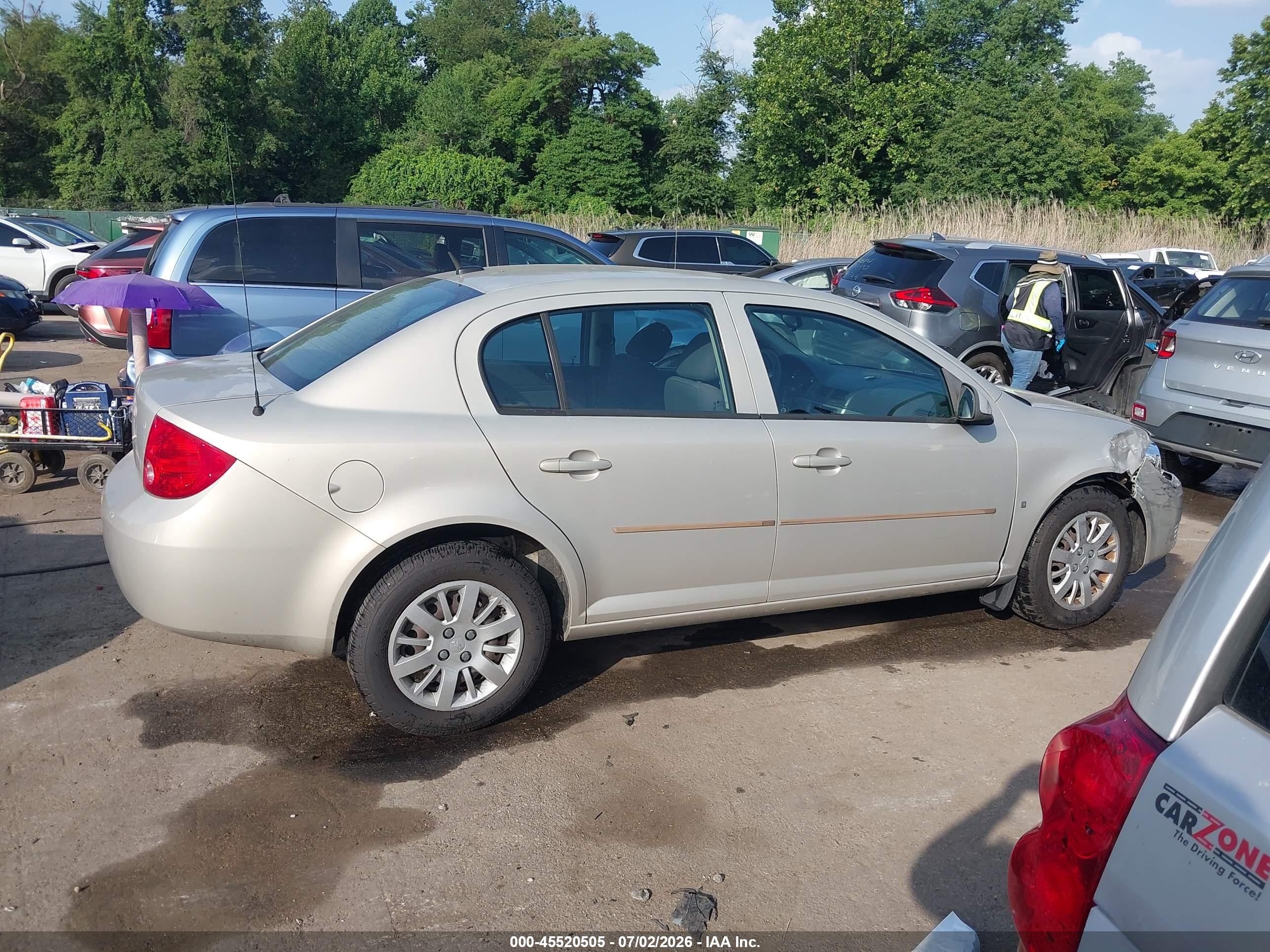 2009 Chevrolet Cobalt Lt Champagne vin: 1G1AT58H297146089
