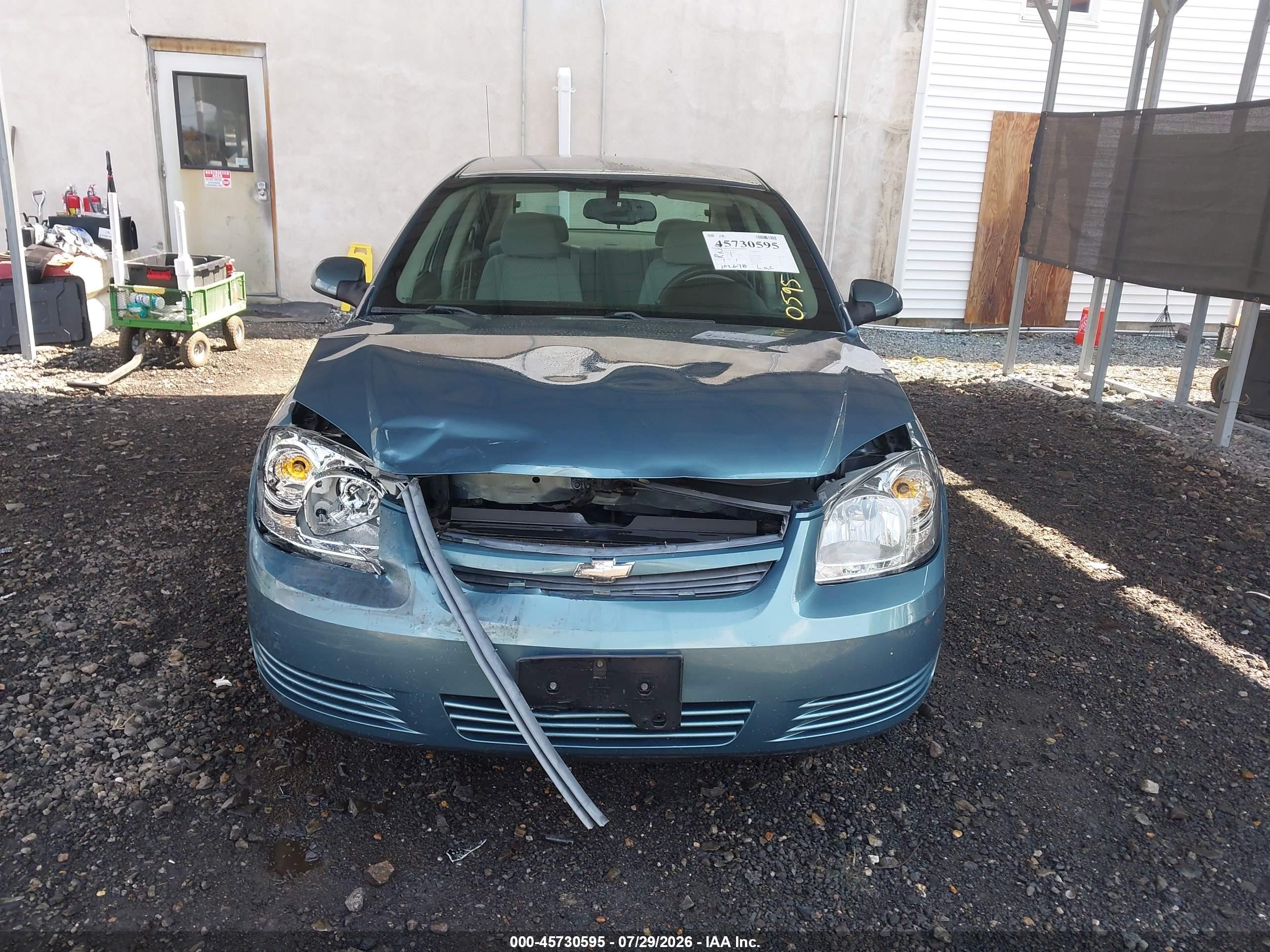 2009 Chevrolet Cobalt Lt Green vin: 1G1AT58H297234222