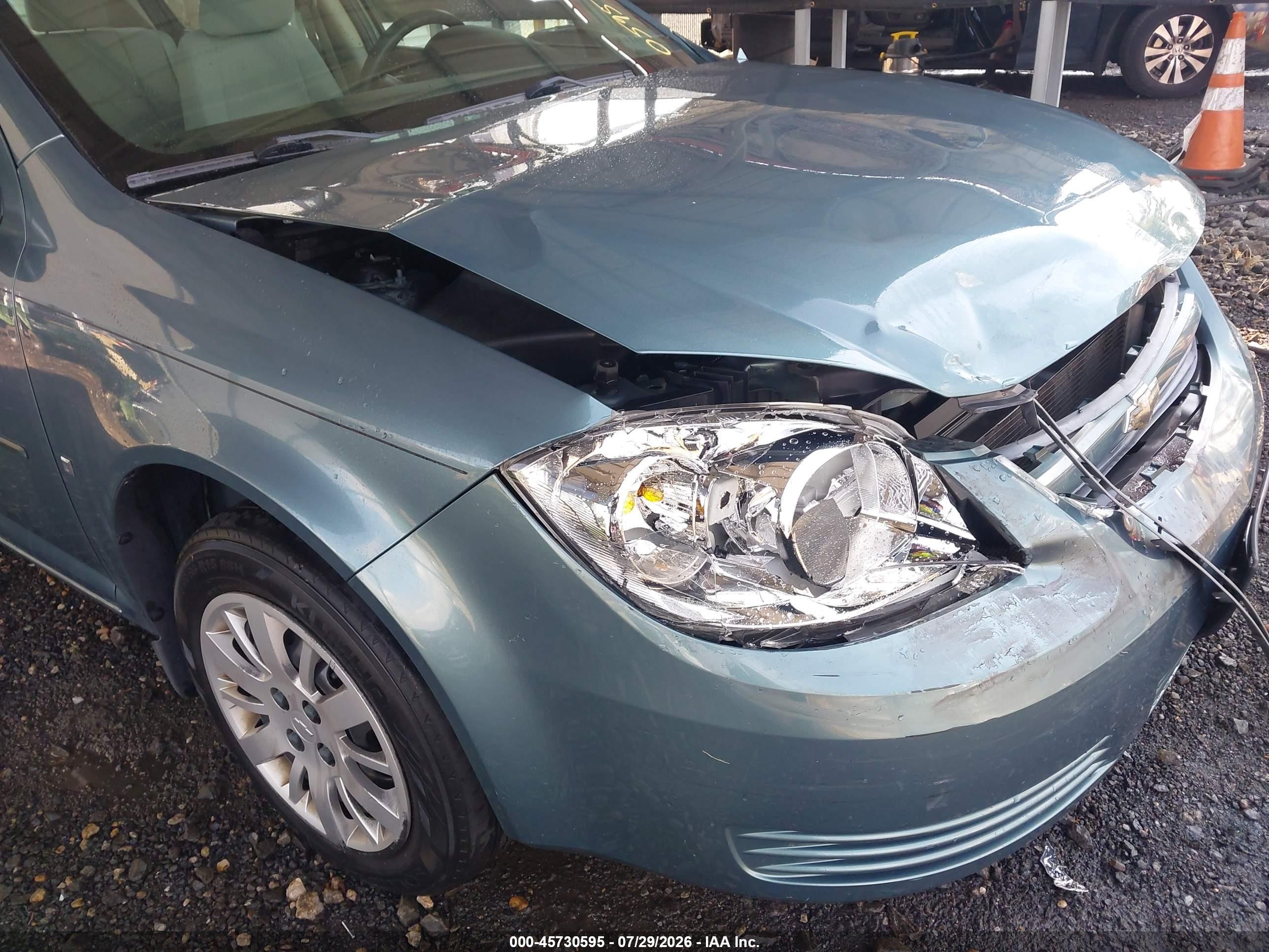 2009 Chevrolet Cobalt Lt Green vin: 1G1AT58H297234222