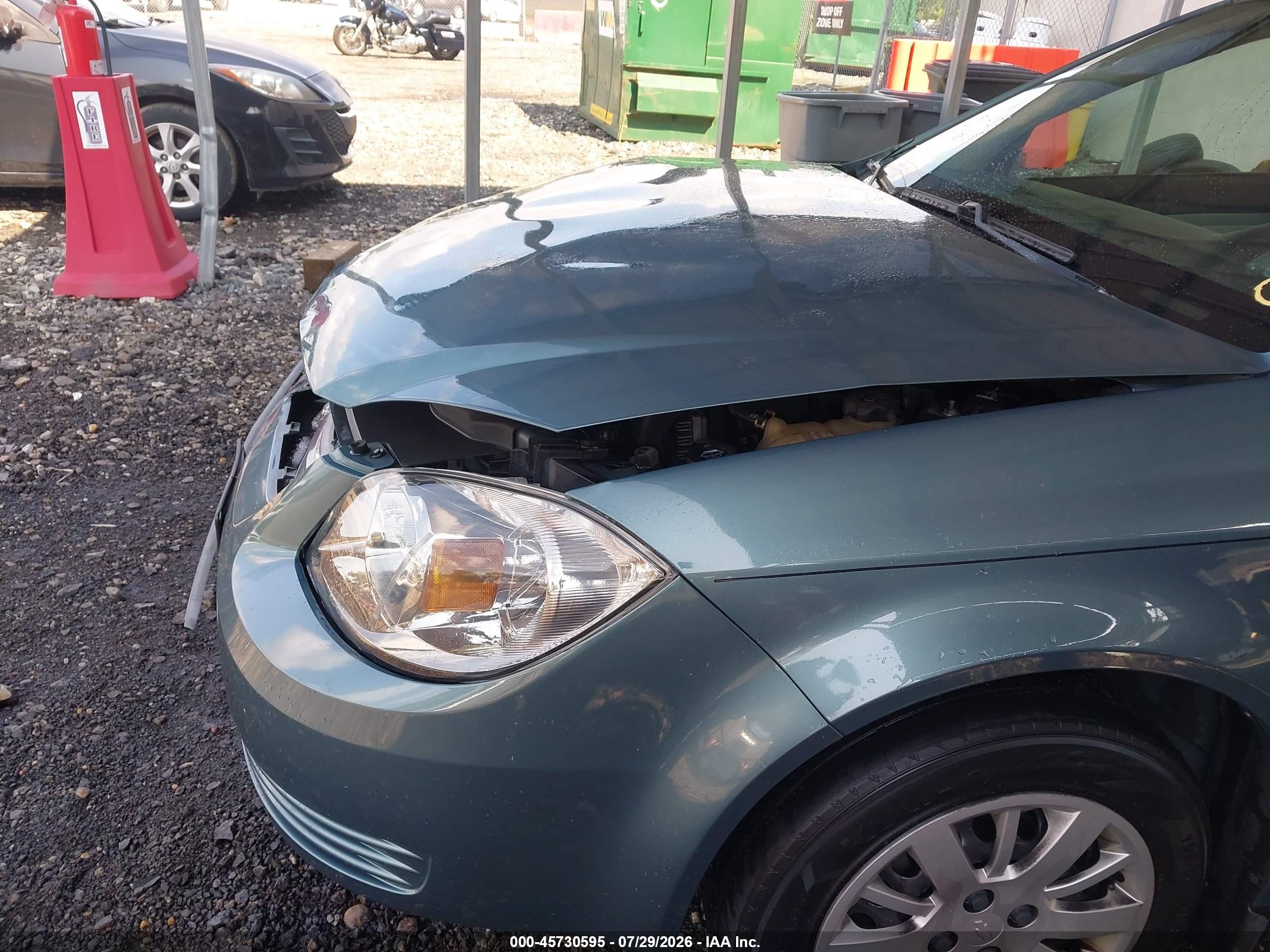 2009 Chevrolet Cobalt Lt Green vin: 1G1AT58H297234222
