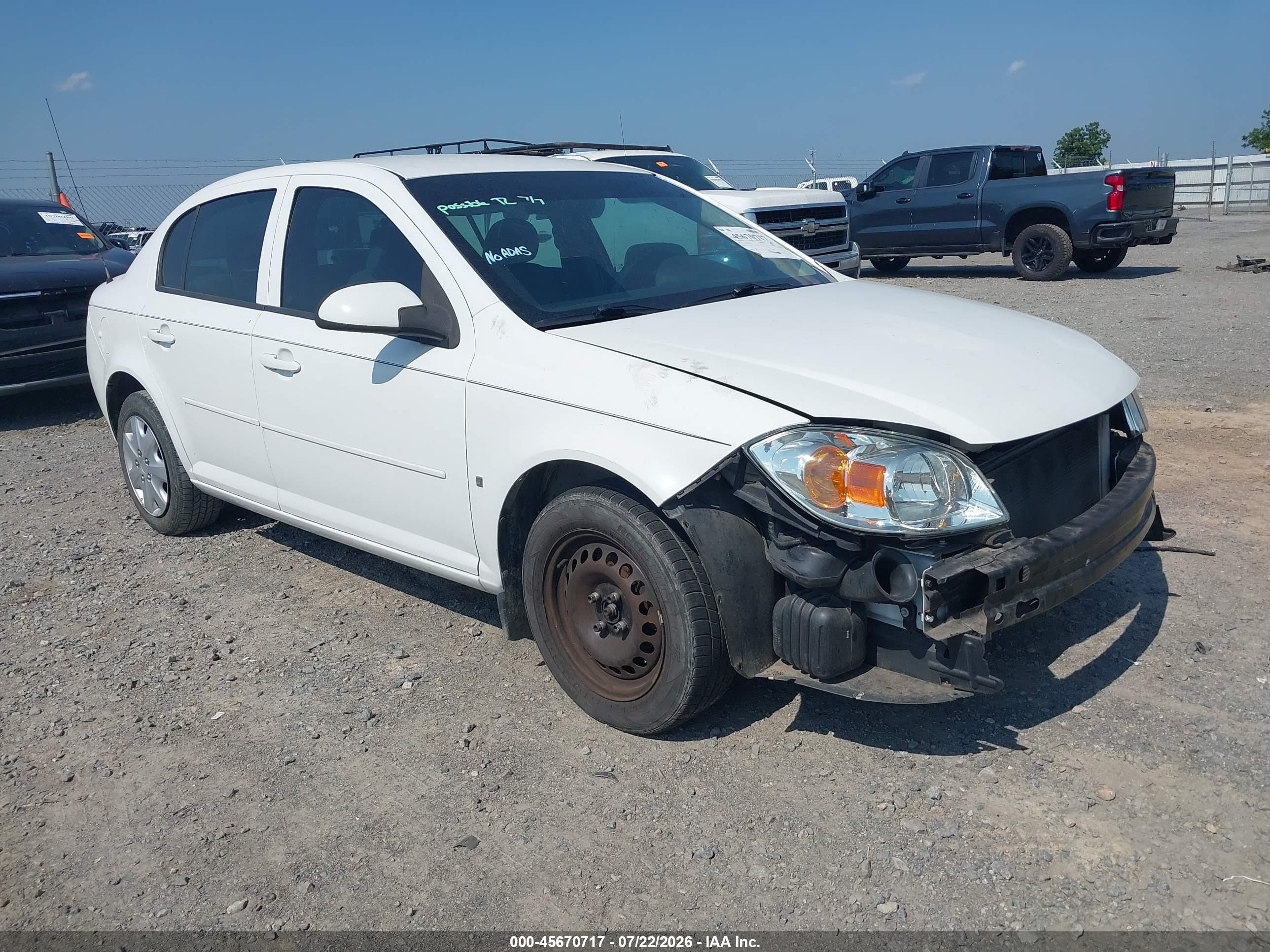 2009 Chevrolet Cobalt Lt White vin: 1G1AT58H297266782