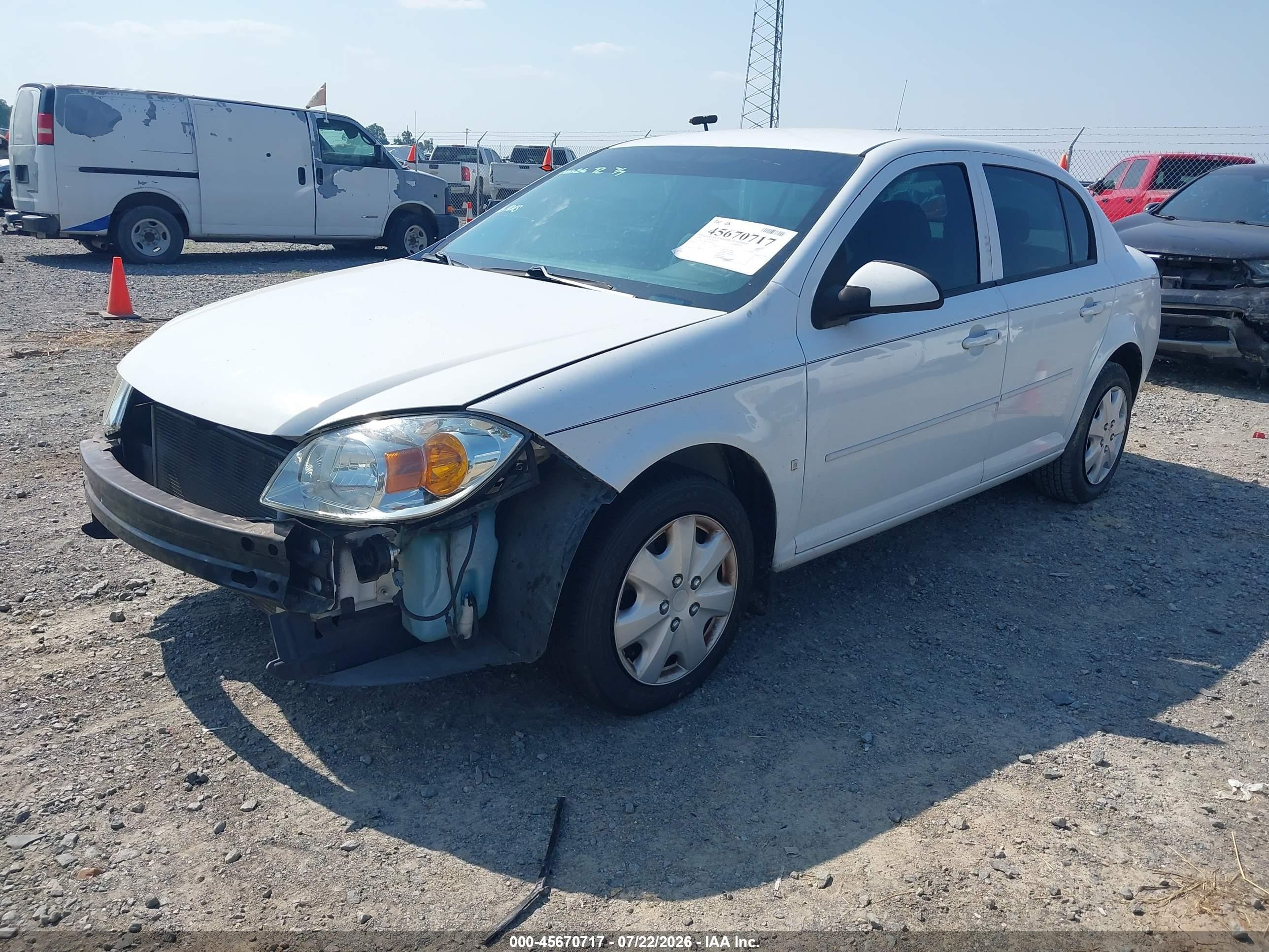 2009 Chevrolet Cobalt Lt White vin: 1G1AT58H297266782