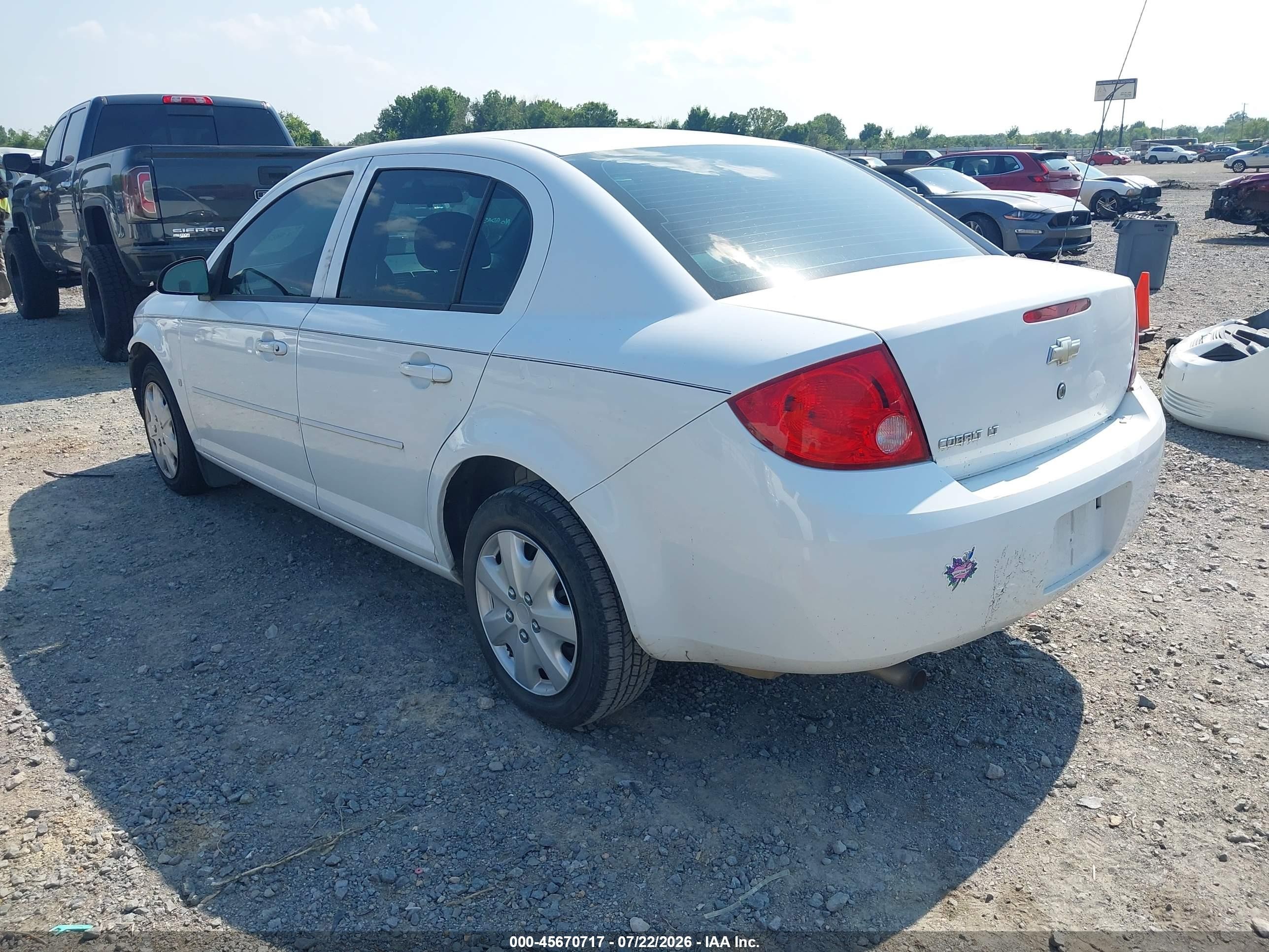 2009 Chevrolet Cobalt Lt White vin: 1G1AT58H297266782