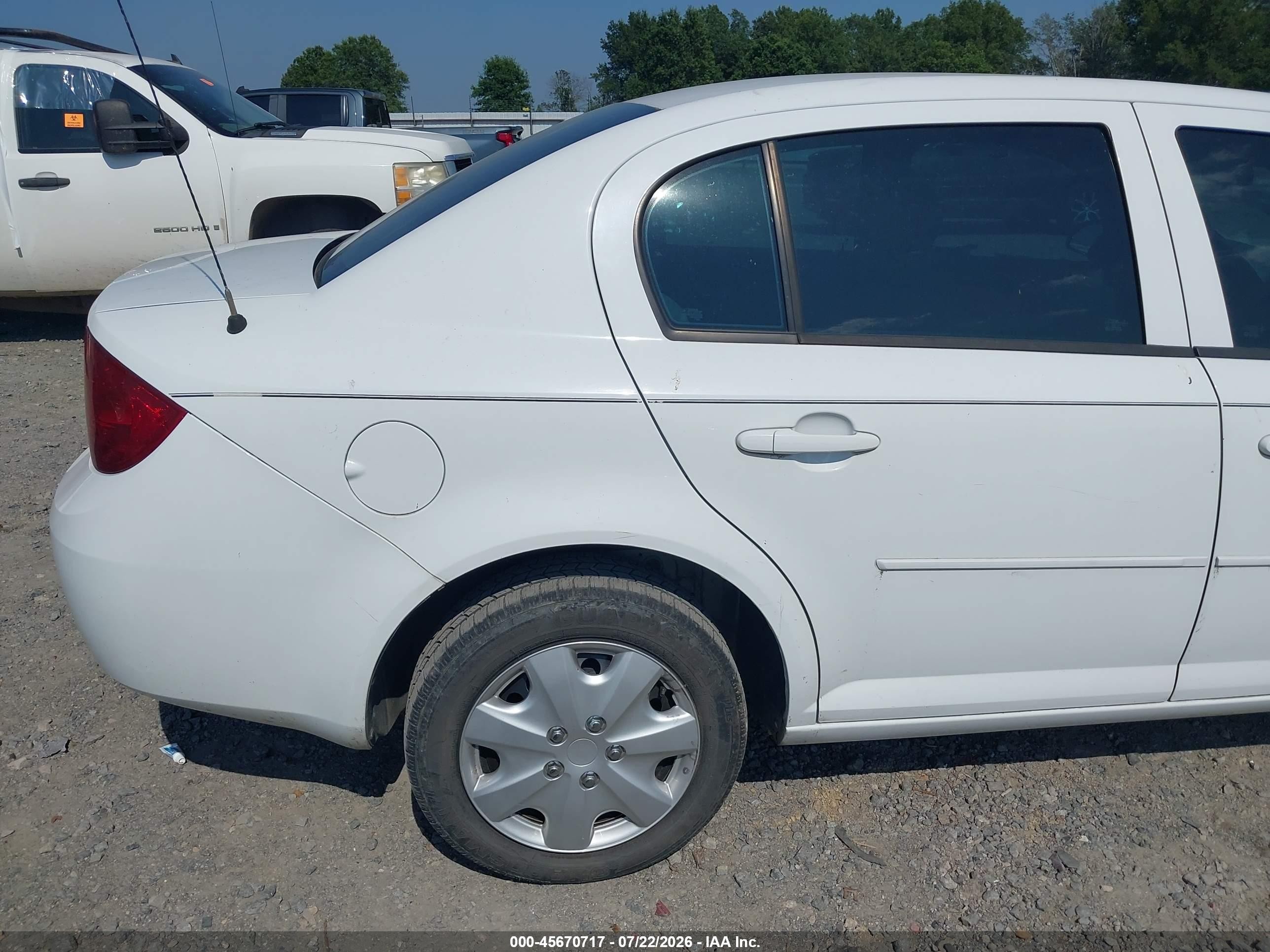 2009 Chevrolet Cobalt Lt White vin: 1G1AT58H297266782