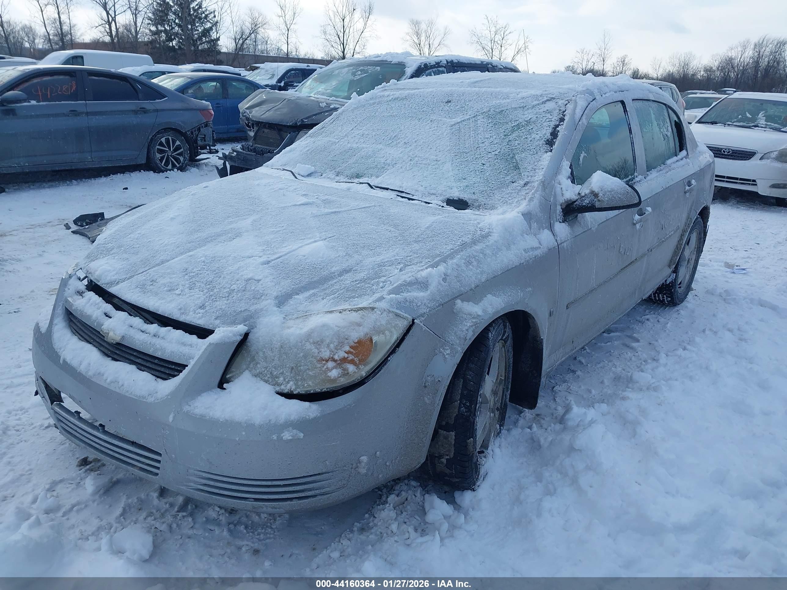 2009 Chevrolet Cobalt Lt Серый vin: 1G1AT58H297293027