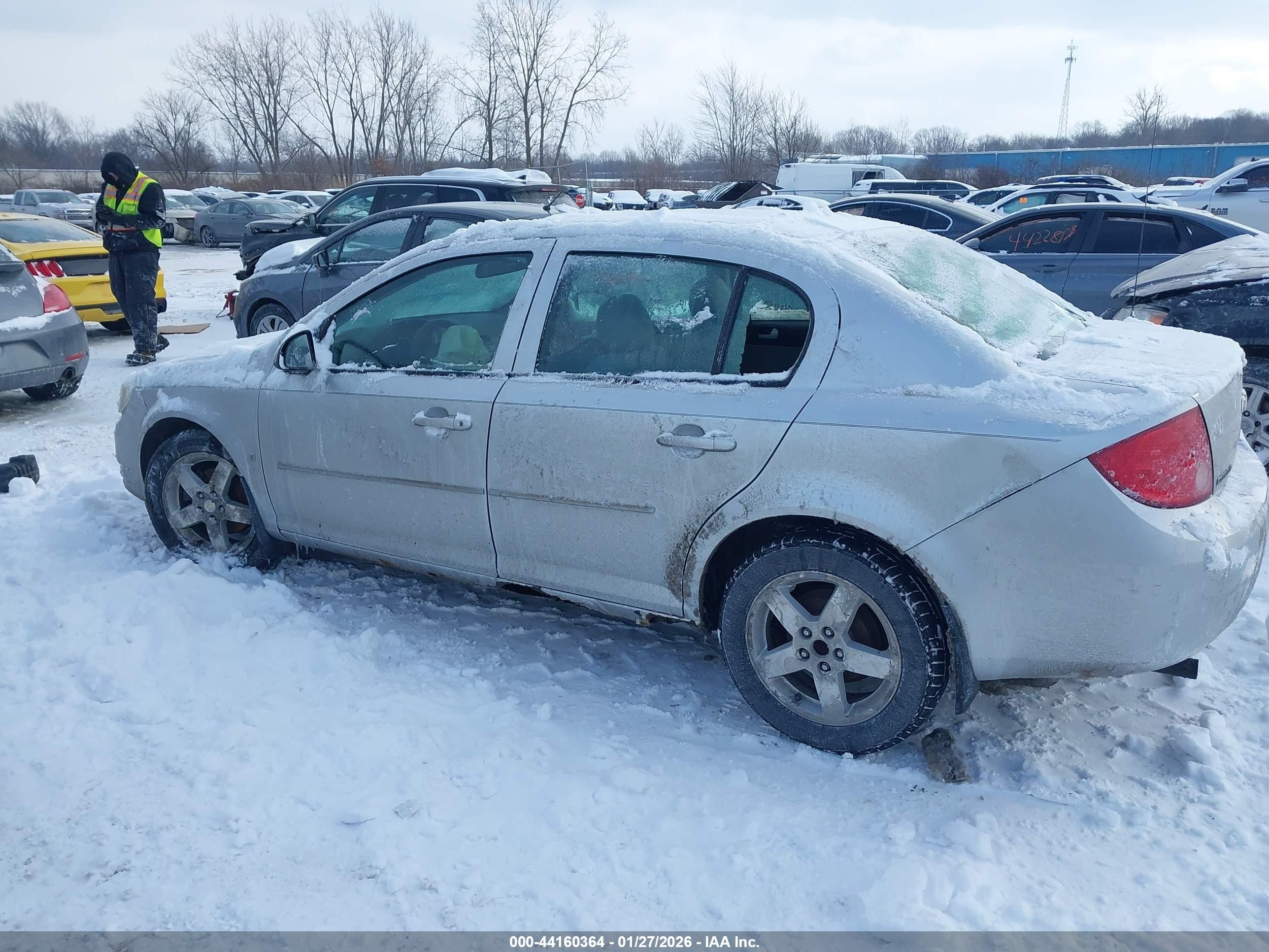 2009 Chevrolet Cobalt Lt Серый vin: 1G1AT58H297293027
