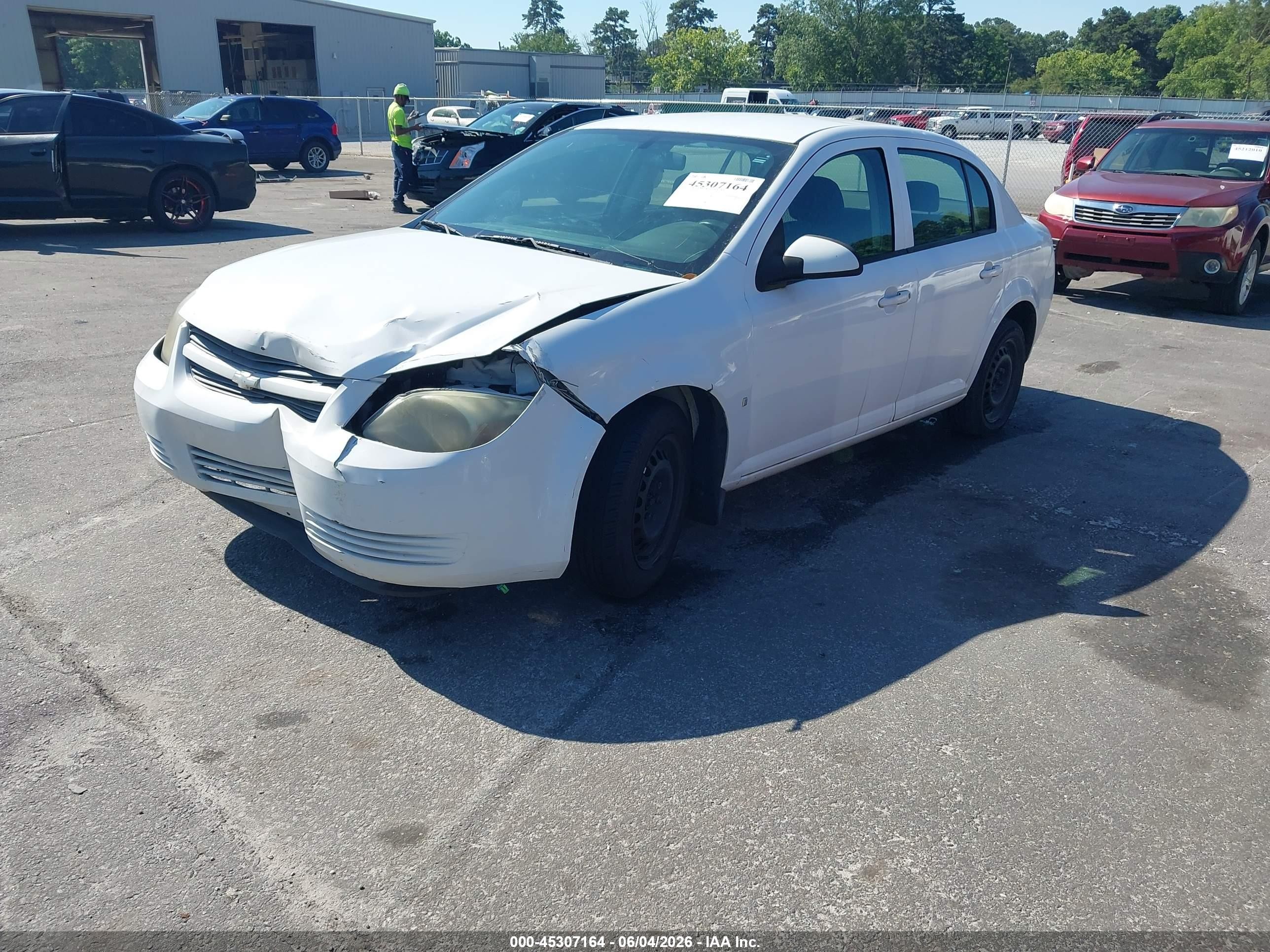 2009 Chevrolet Cobalt Lt White vin: 1G1AT58H397153813