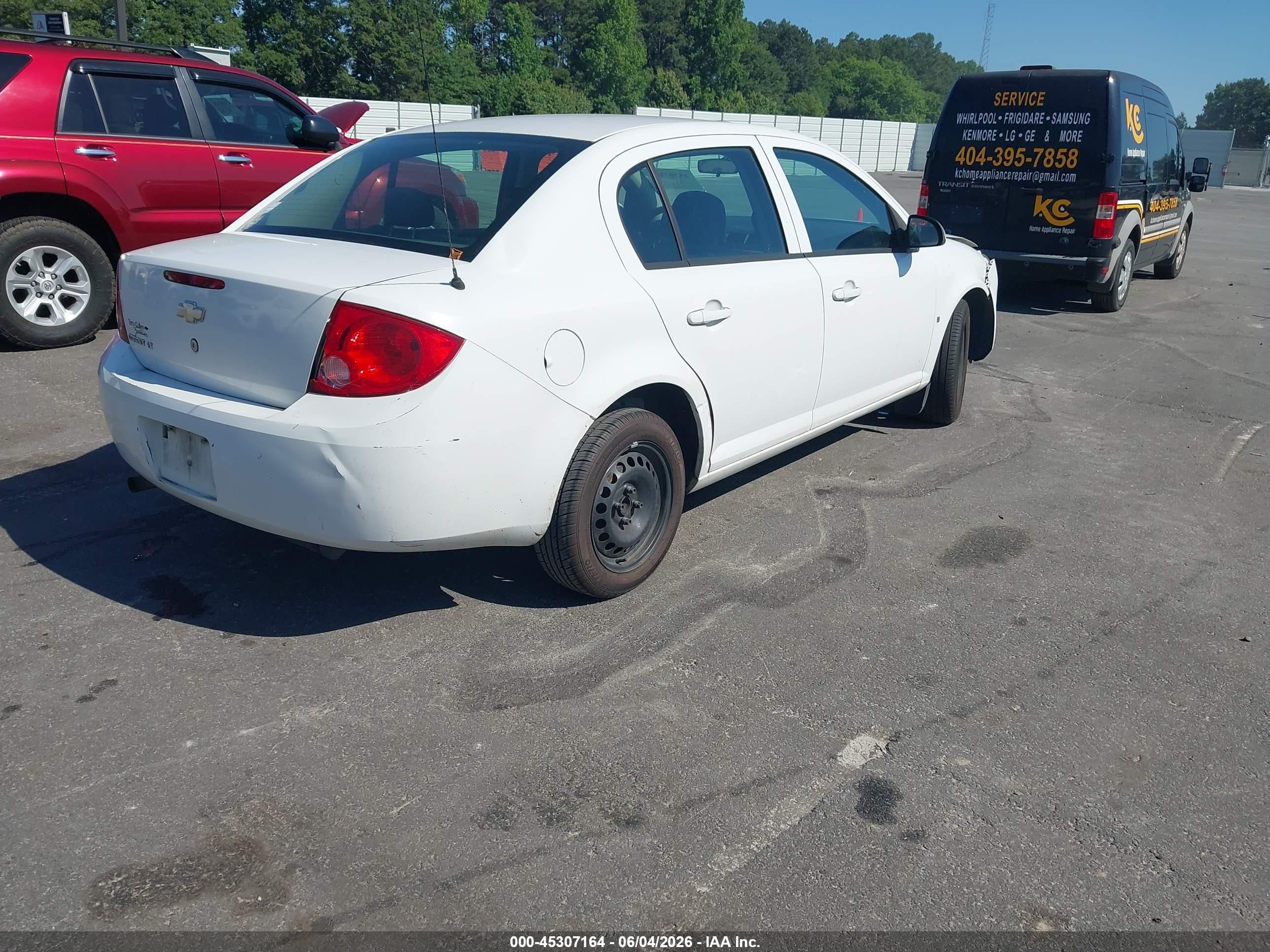2009 Chevrolet Cobalt Lt White vin: 1G1AT58H397153813