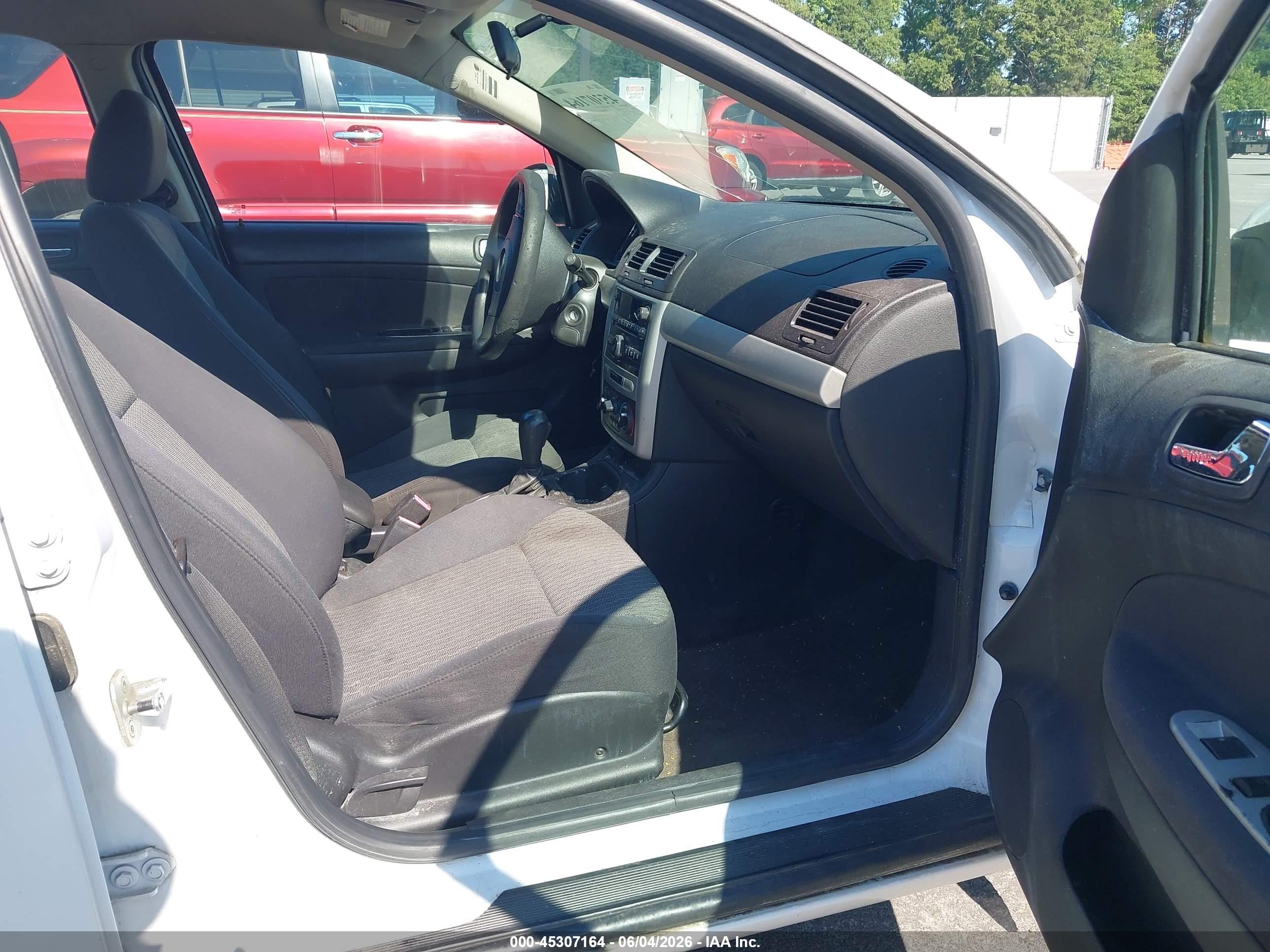 2009 Chevrolet Cobalt Lt White vin: 1G1AT58H397153813