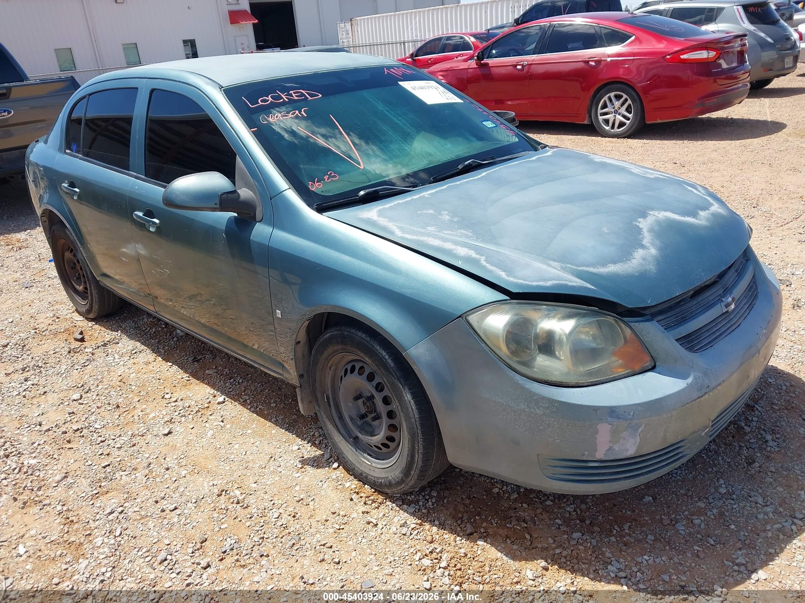 2009 Chevrolet Cobalt Lt Green vin: 1G1AT58H397177111