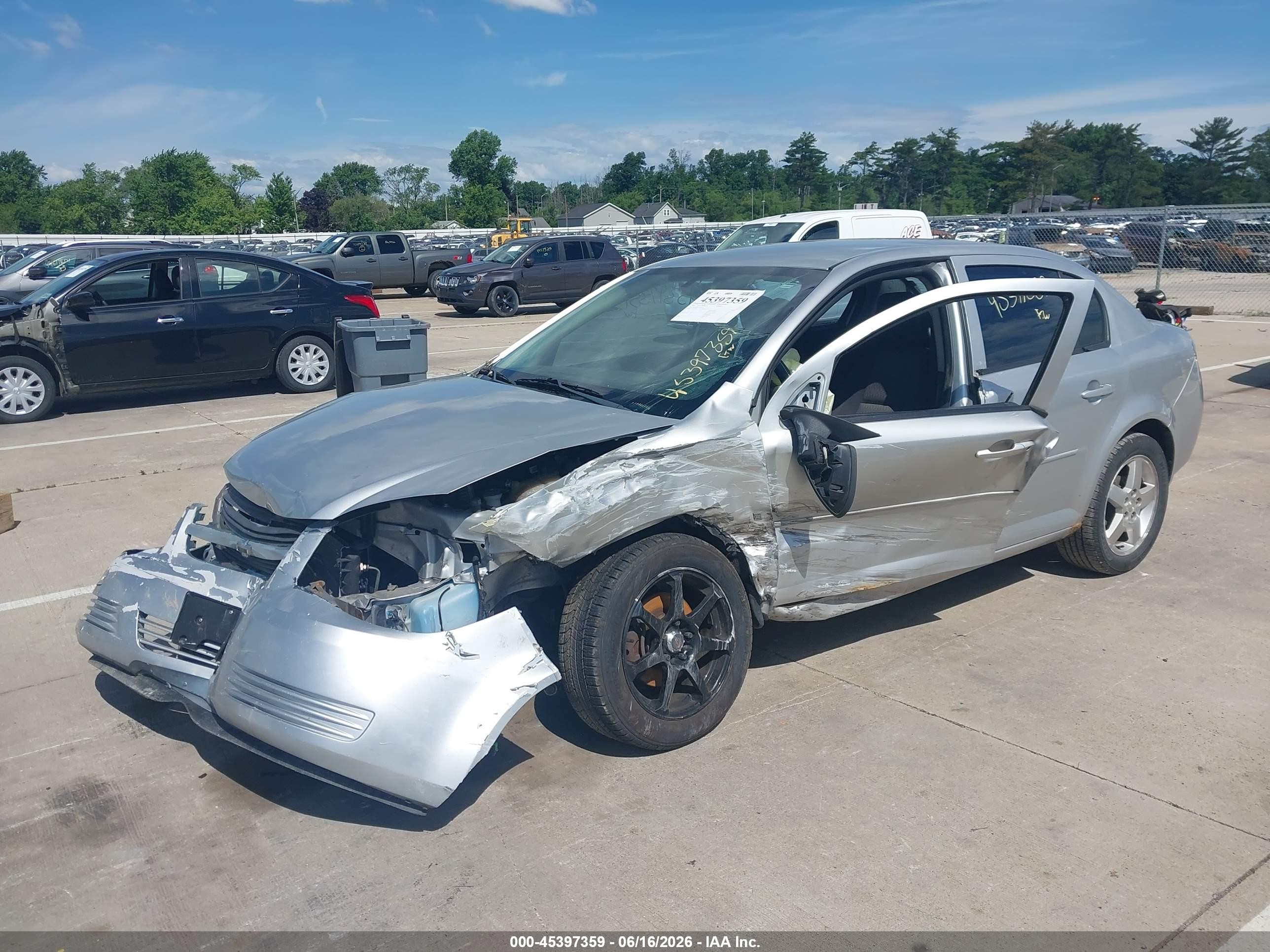 2009 Chevrolet Cobalt Lt W/1lt Silver vin: 1G1AT58H397193521
