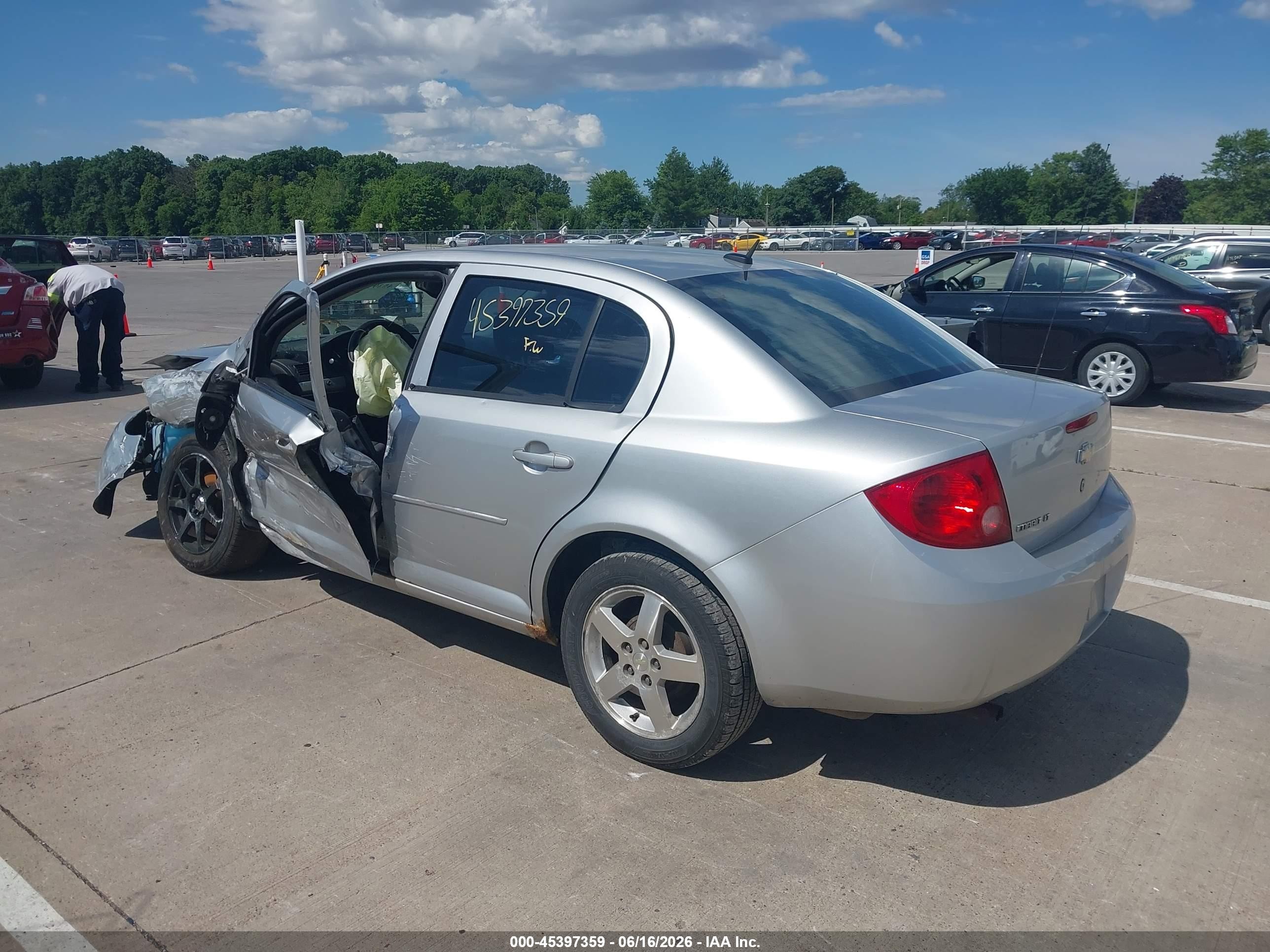 2009 Chevrolet Cobalt Lt W/1lt Silver vin: 1G1AT58H397193521