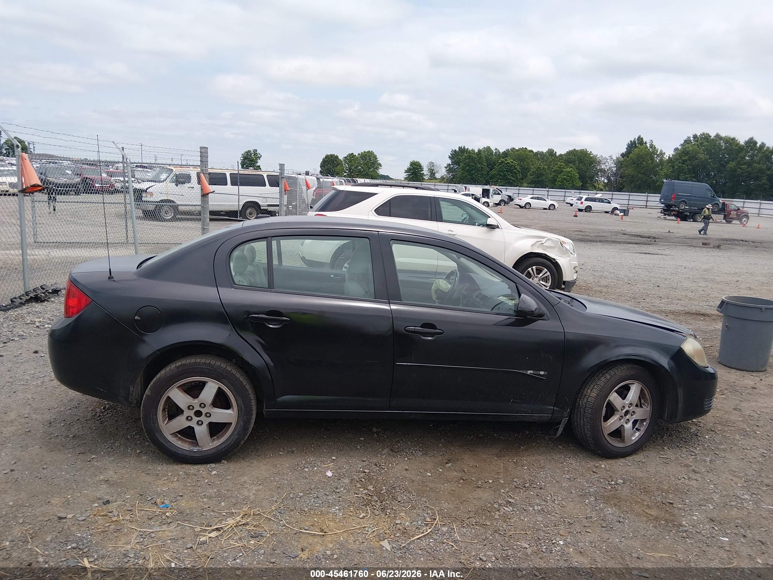 2009 Chevrolet Cobalt Lt Black vin: 1G1AT58H397240904