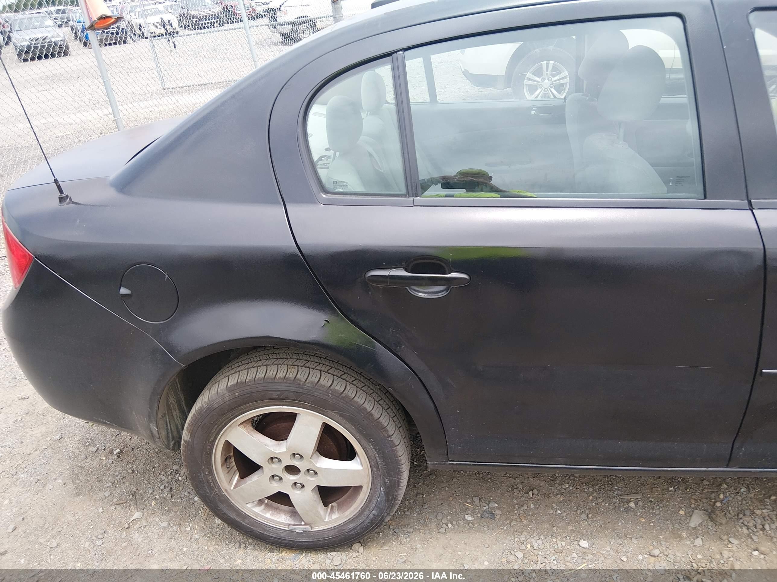 2009 Chevrolet Cobalt Lt Black vin: 1G1AT58H397240904