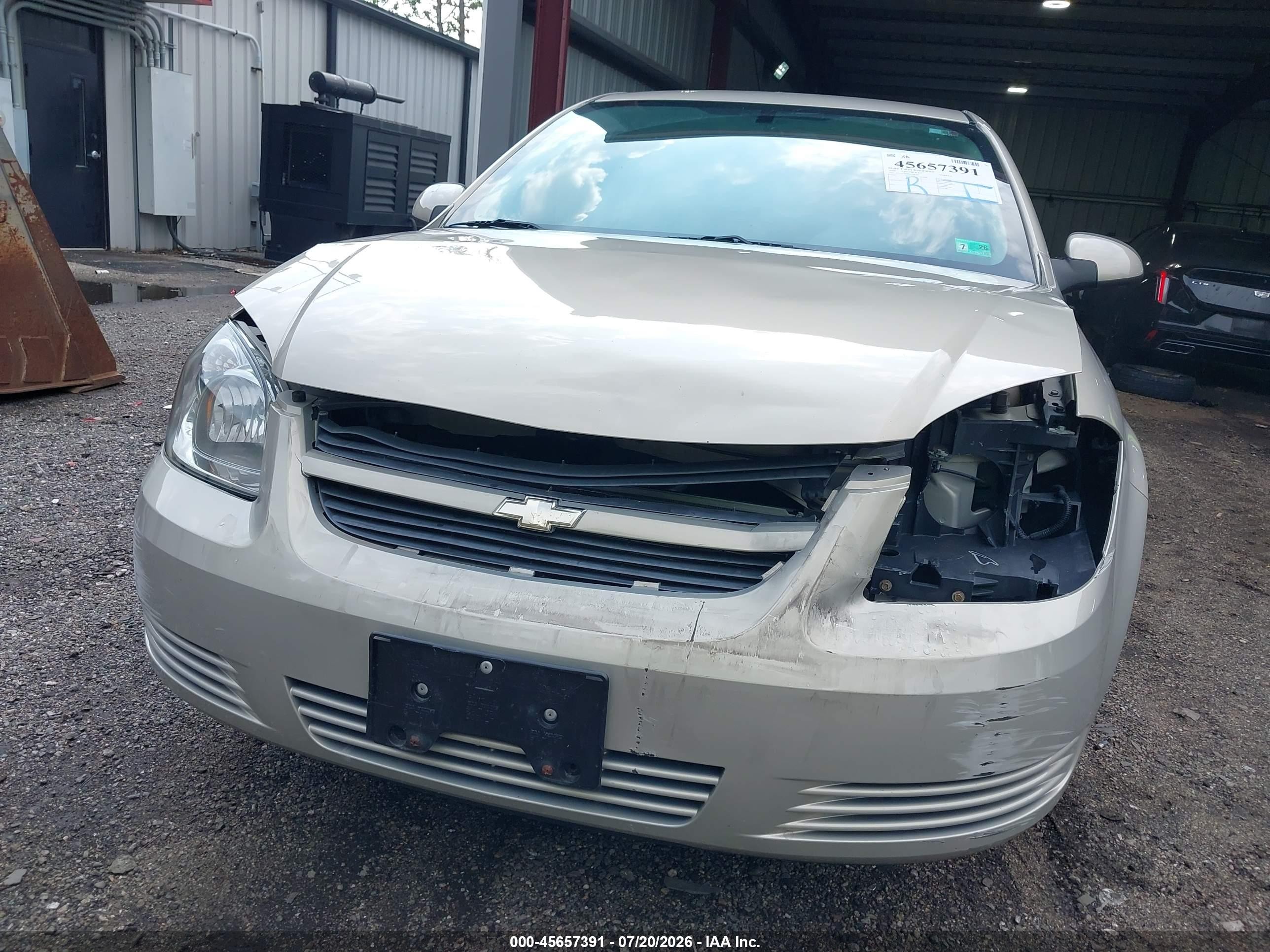 2009 Chevrolet Cobalt Lt Beige vin: 1G1AT58H497168160