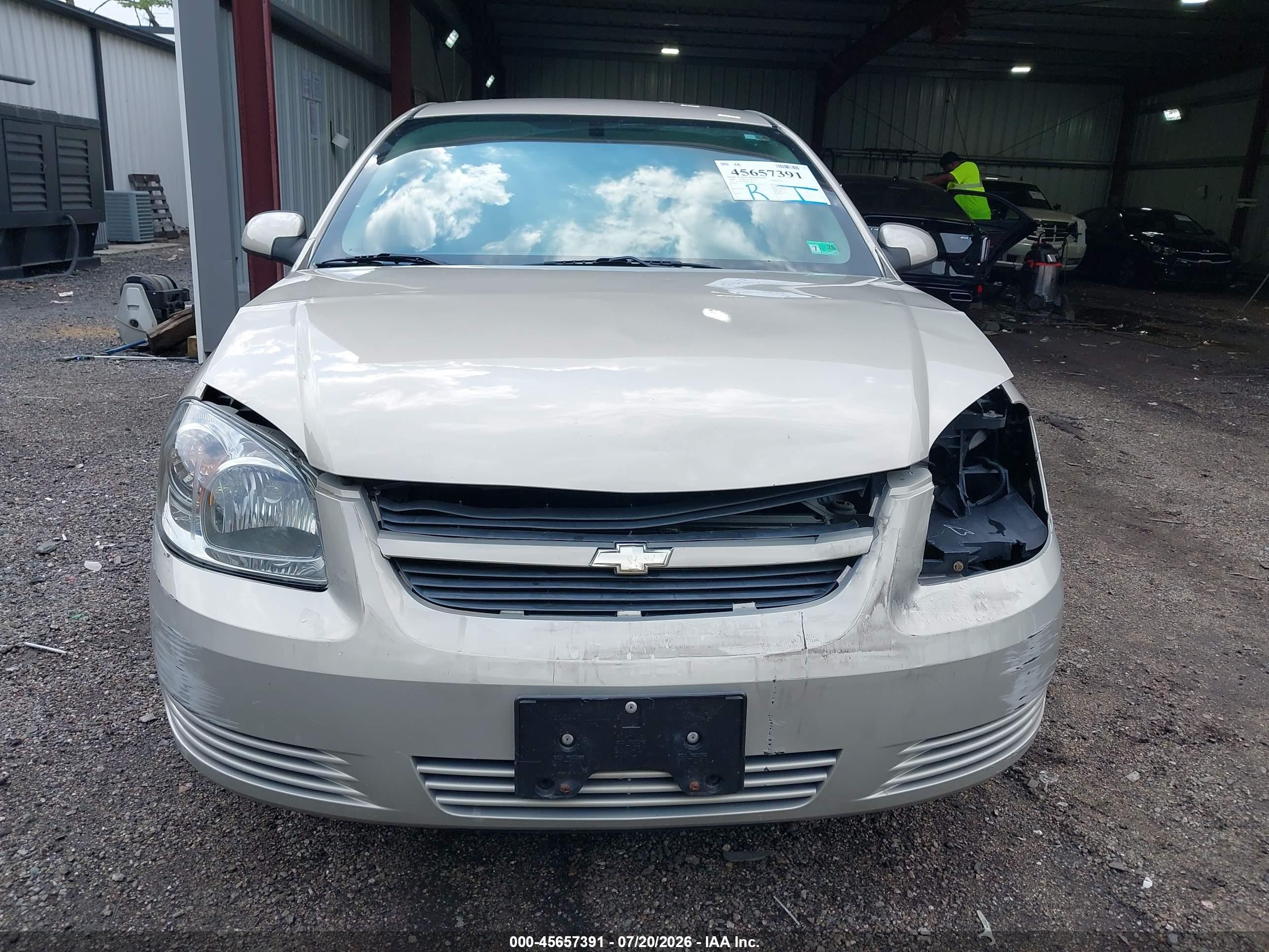 2009 Chevrolet Cobalt Lt Beige vin: 1G1AT58H497168160