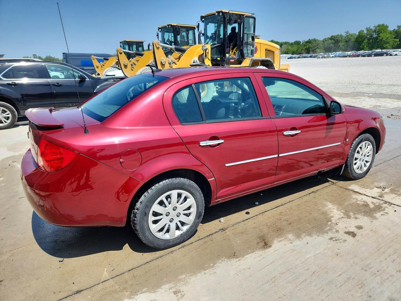 2009 Chevrolet Cobalt Lt Бордовый vin: 1G1AT58H497202548
