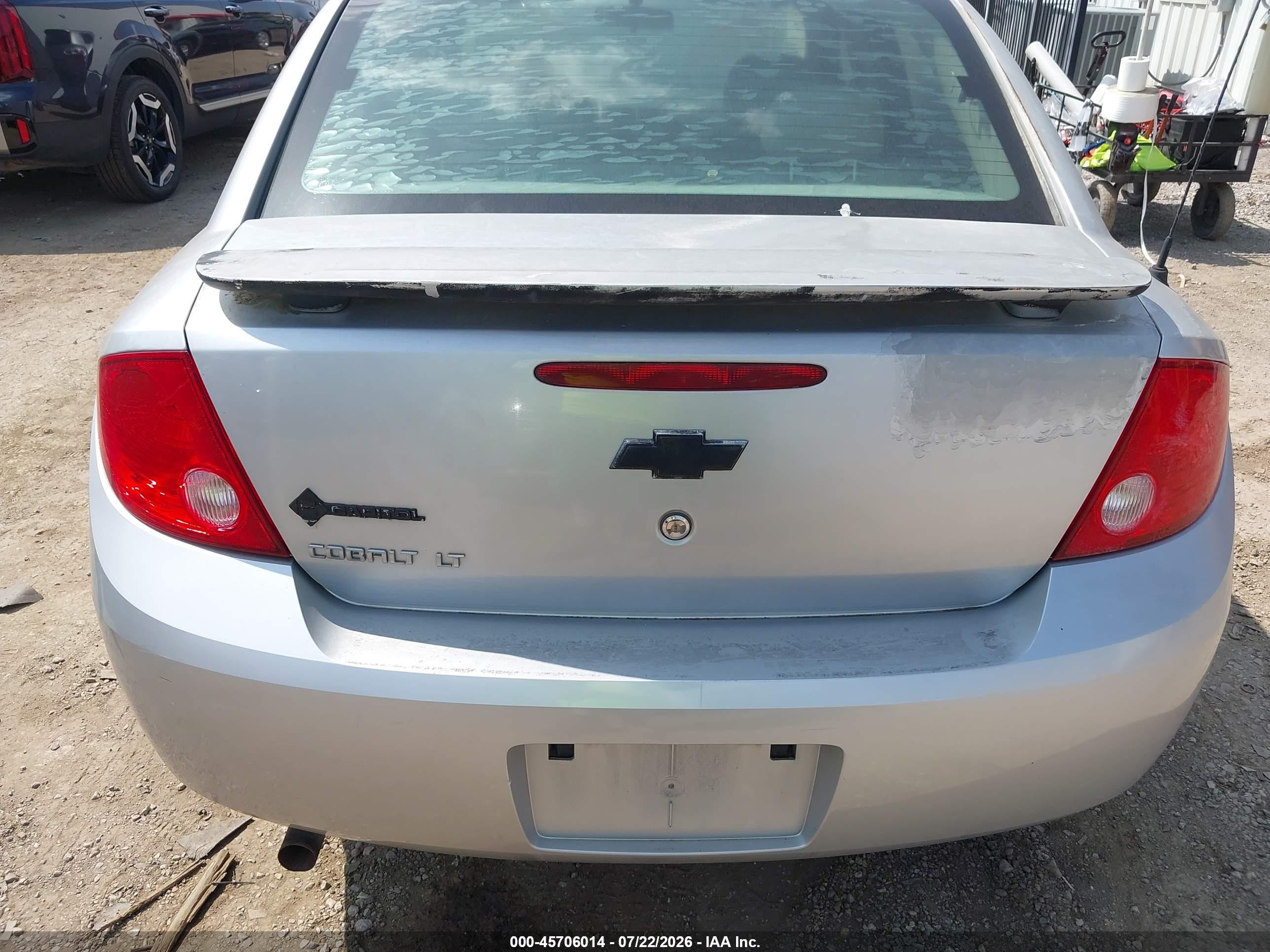2009 Chevrolet Cobalt Lt Silver vin: 1G1AT58H497264404