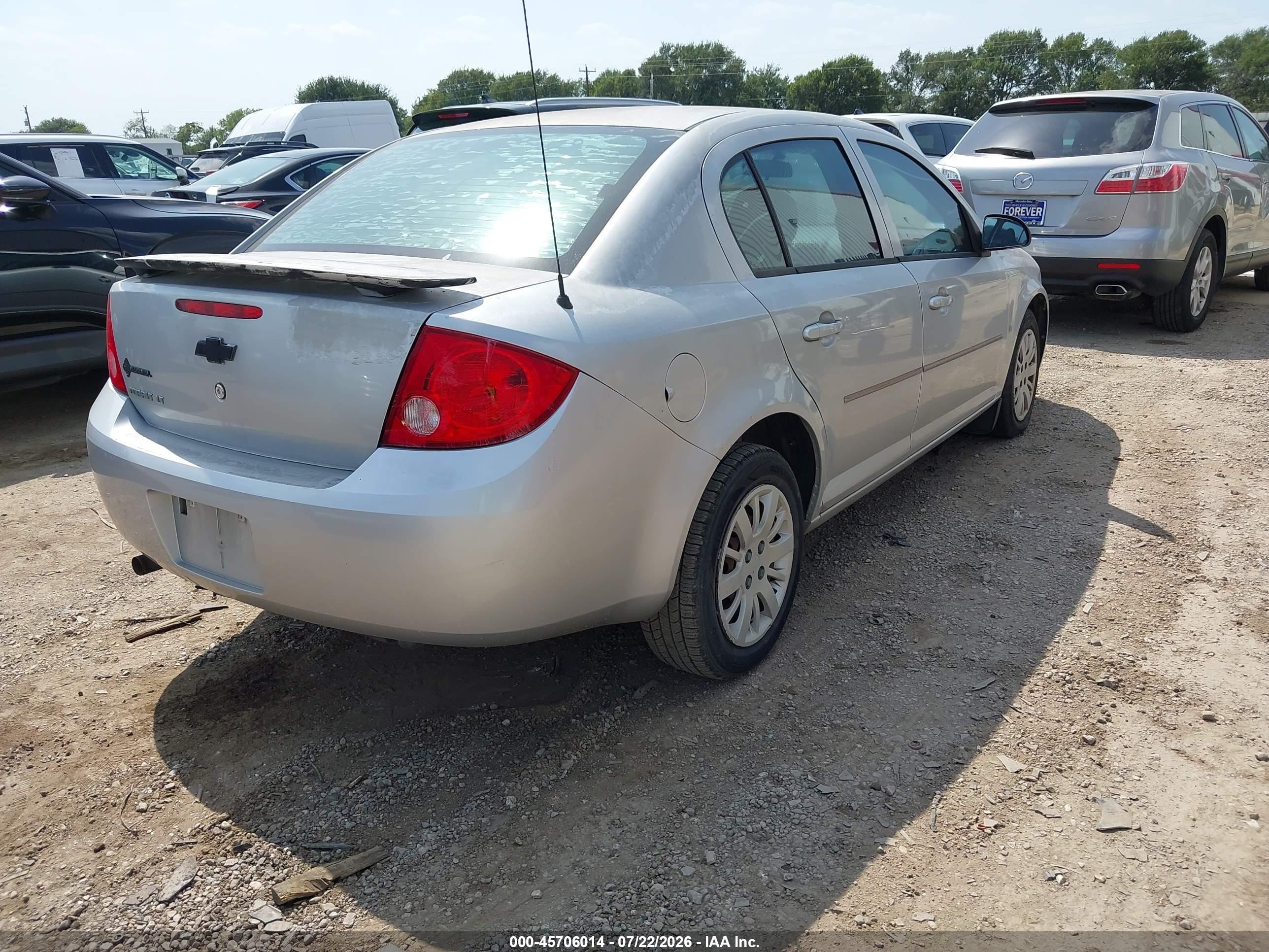 2009 Chevrolet Cobalt Lt Silver vin: 1G1AT58H497264404
