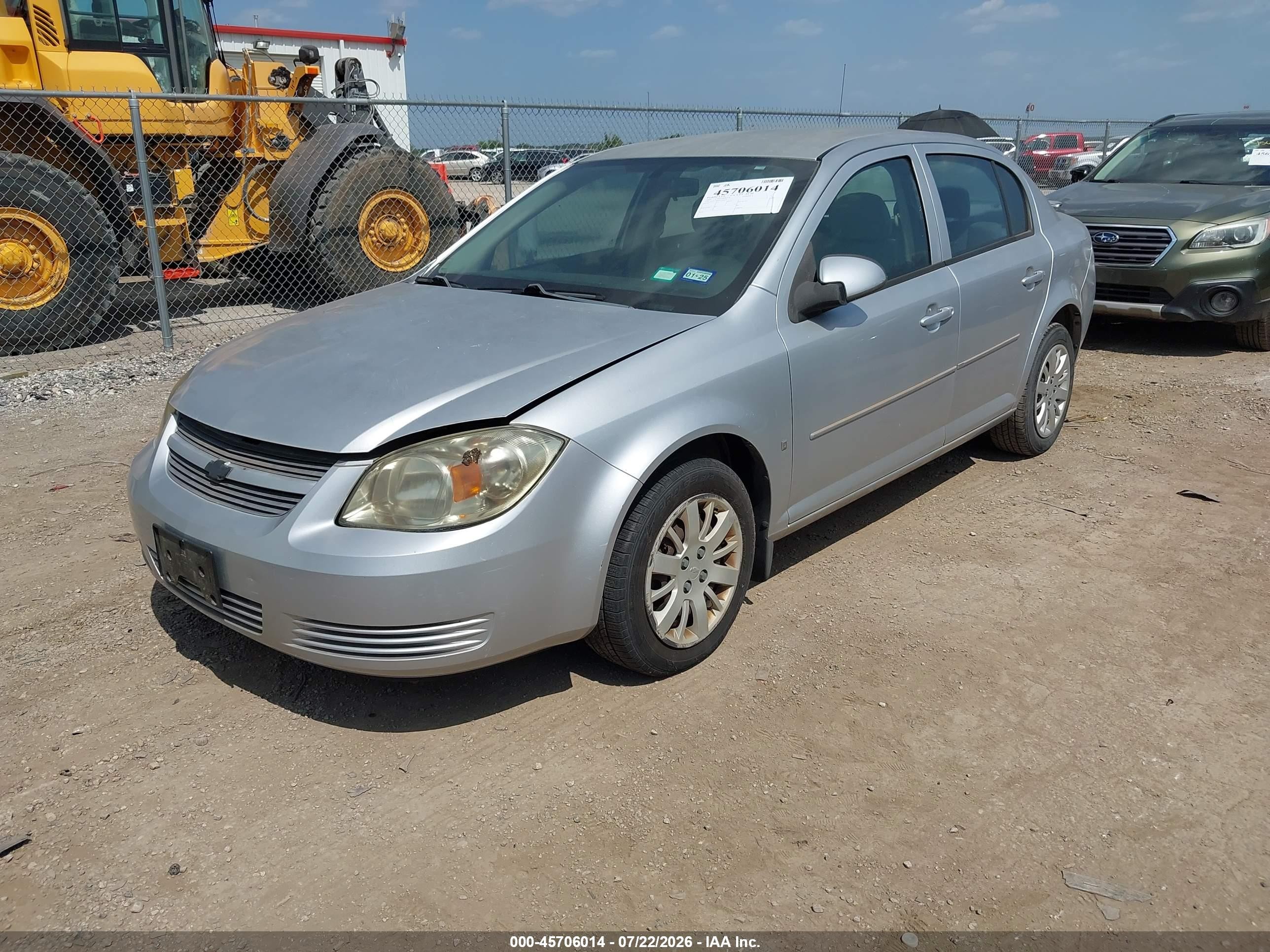 2009 Chevrolet Cobalt Lt Silver vin: 1G1AT58H497264404