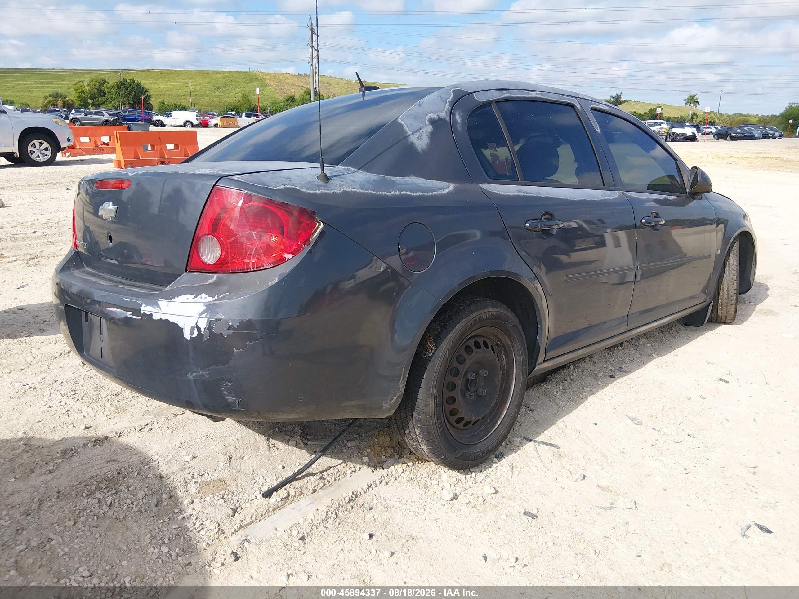 2009 Chevrolet Cobalt Lt Black vin: 1G1AT58H497287679
