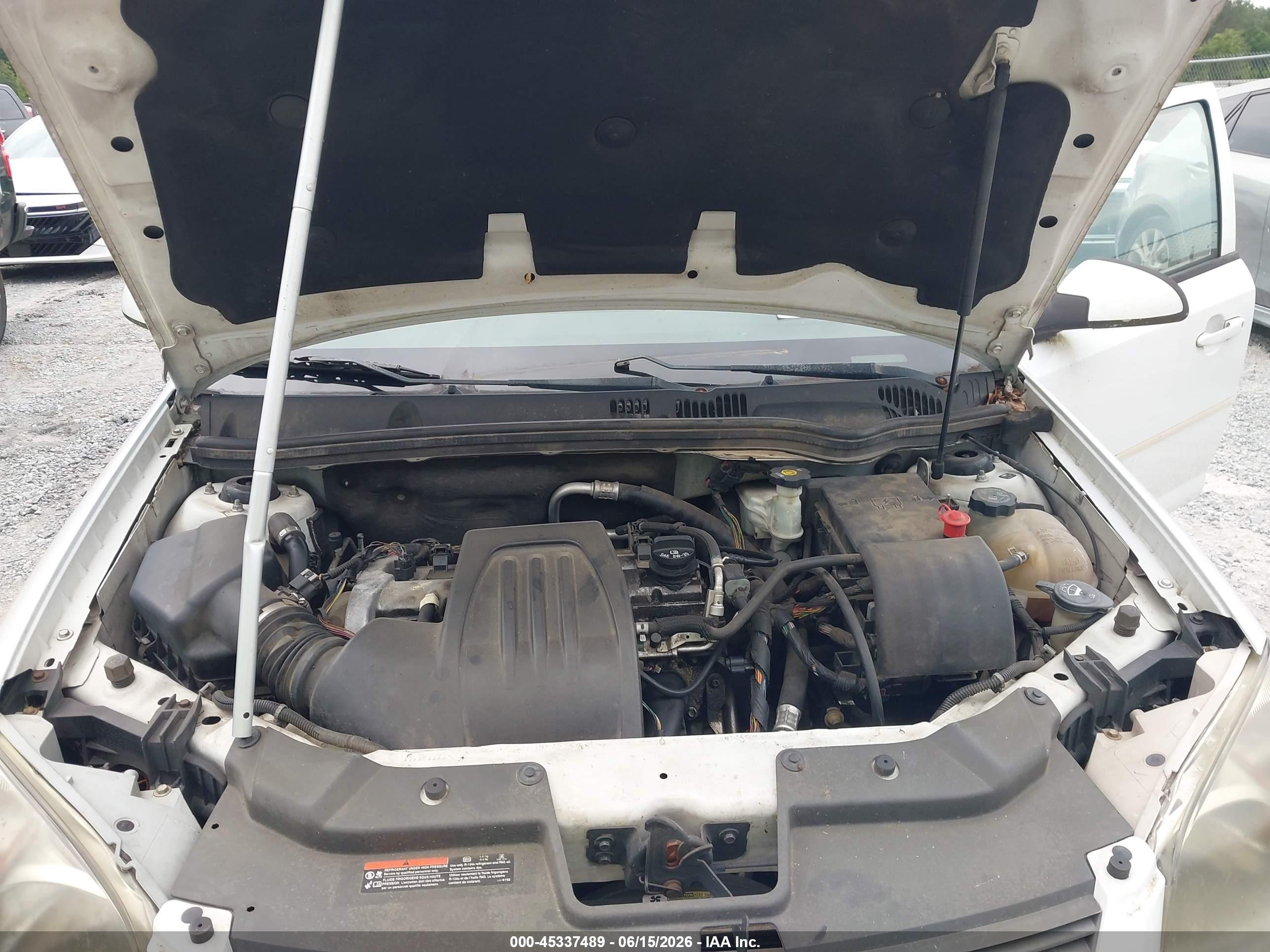 2009 Chevrolet Cobalt Lt White vin: 1G1AT58H597203871